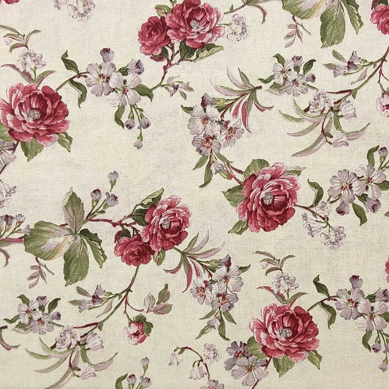 Tissu déco semi panama carte monde Vintage World Map | Tissus Hemmers