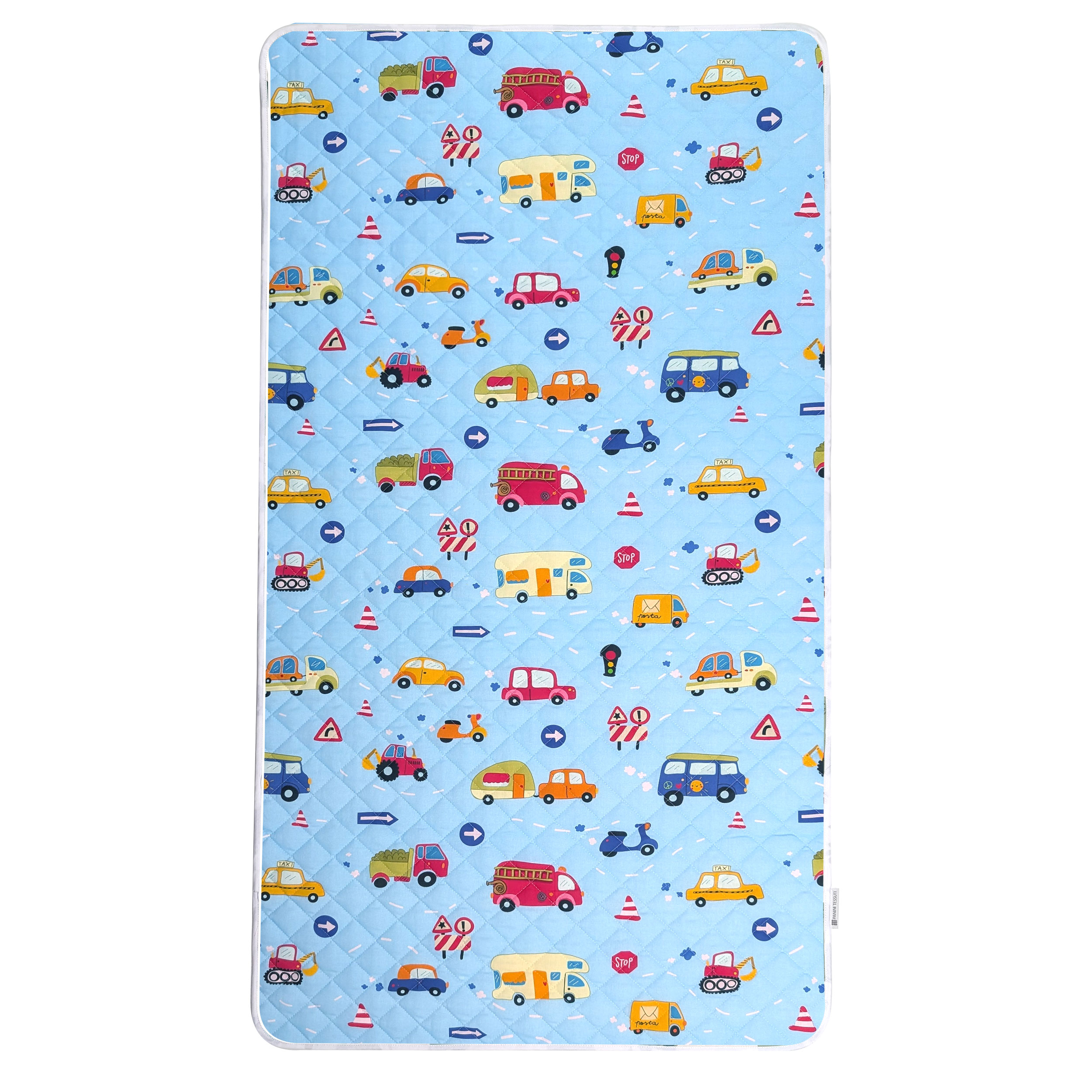 Blue Background Car Blanket Image