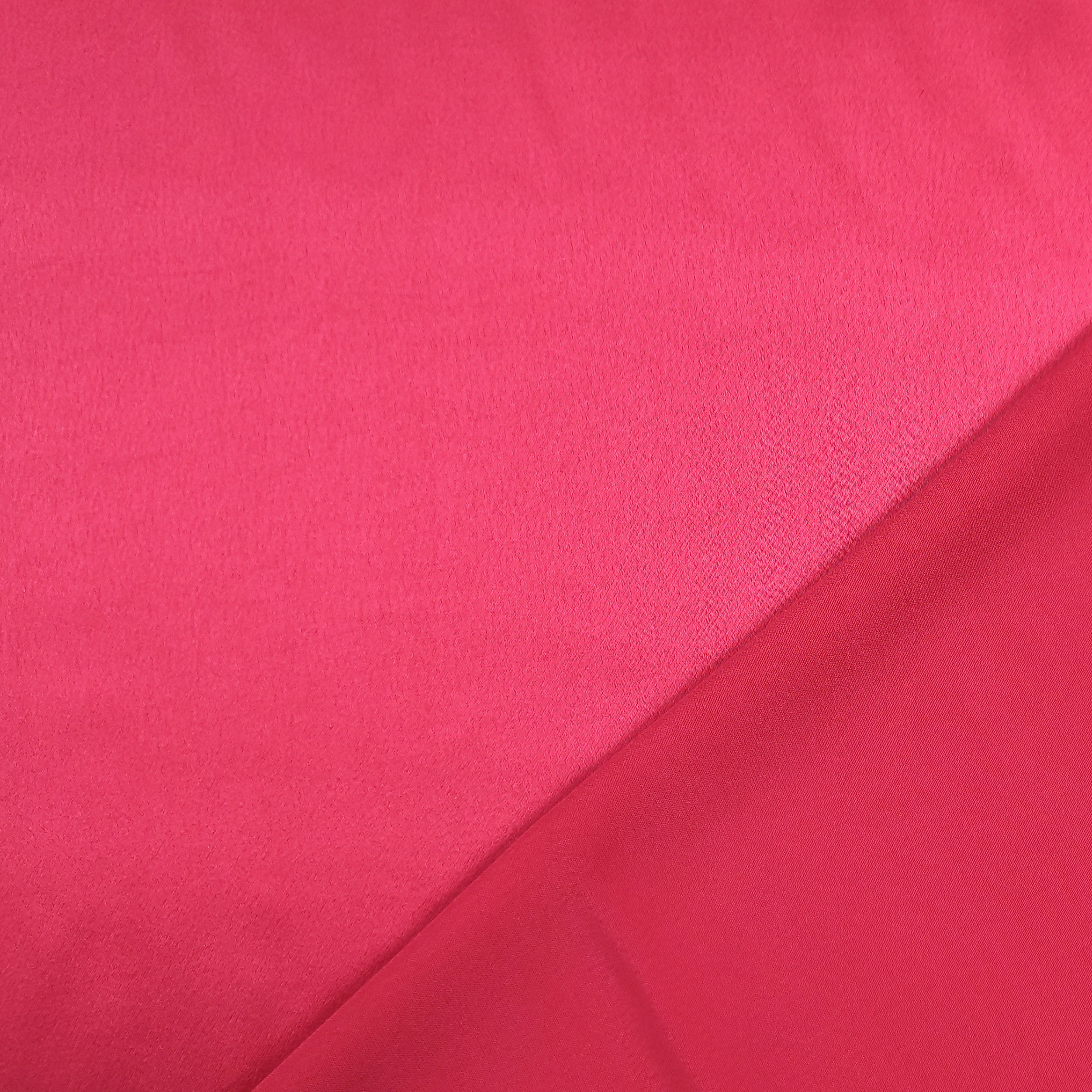 Satin Viskose Seide Magenta