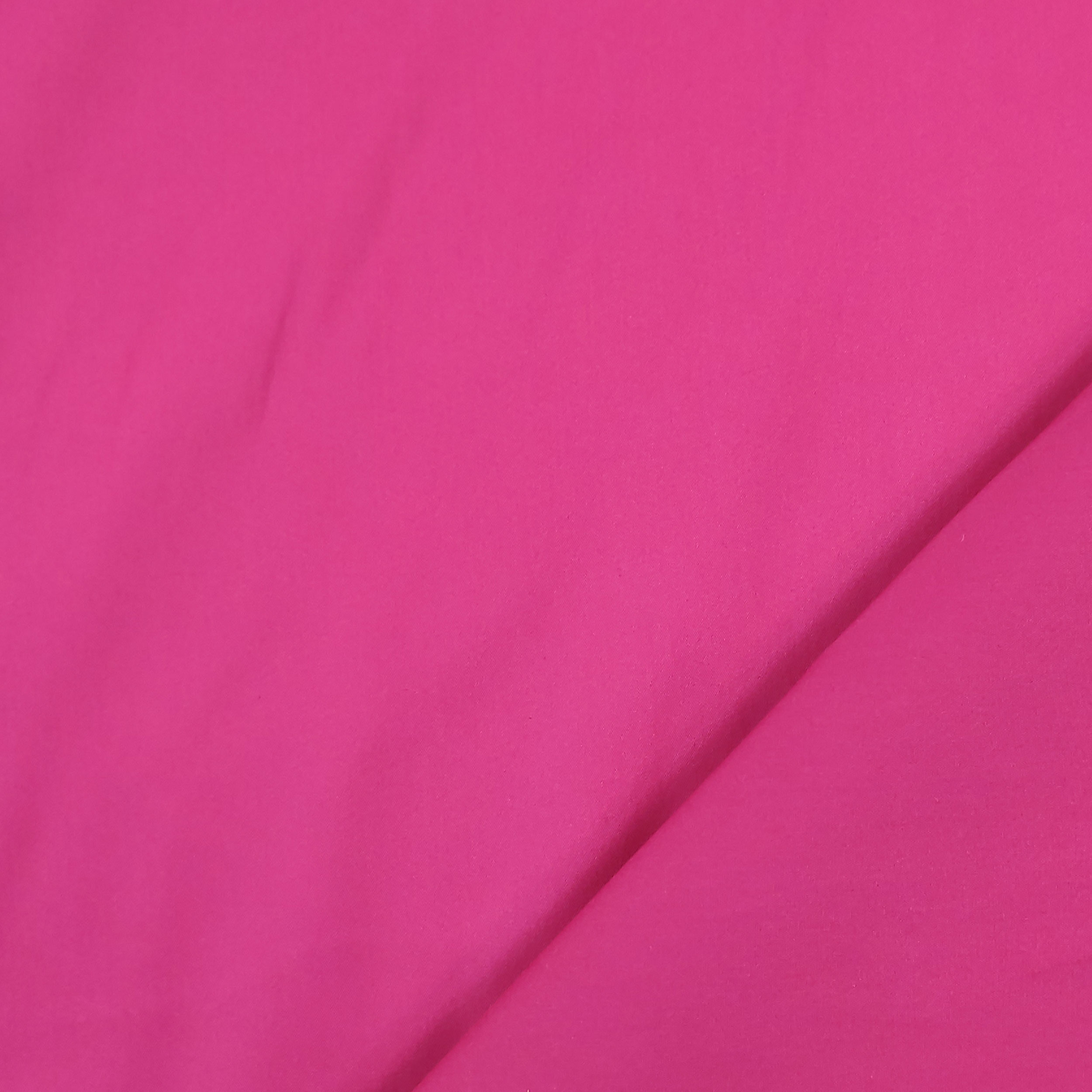 Stretch Baumwolle Satin Fuxia
