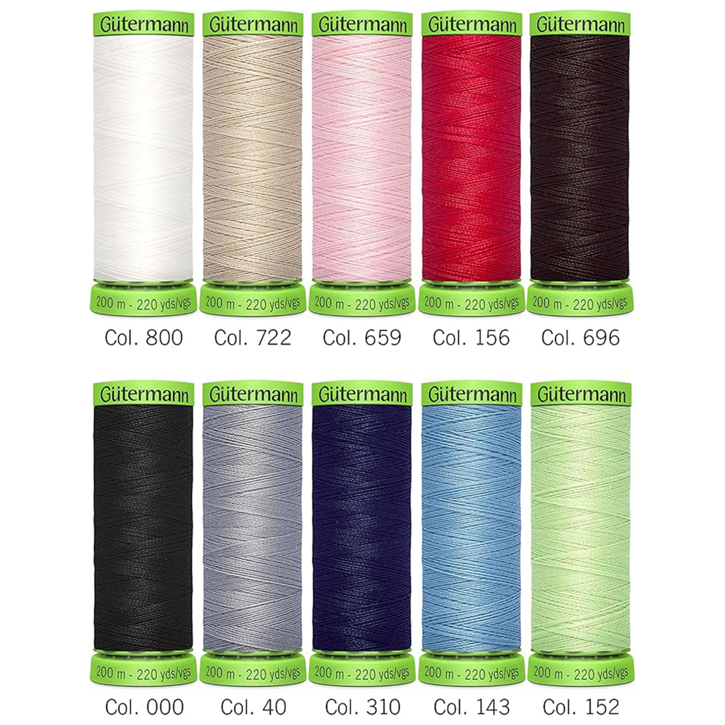 Gutermann Extra Fine Creative Basic 10 Spools Image
