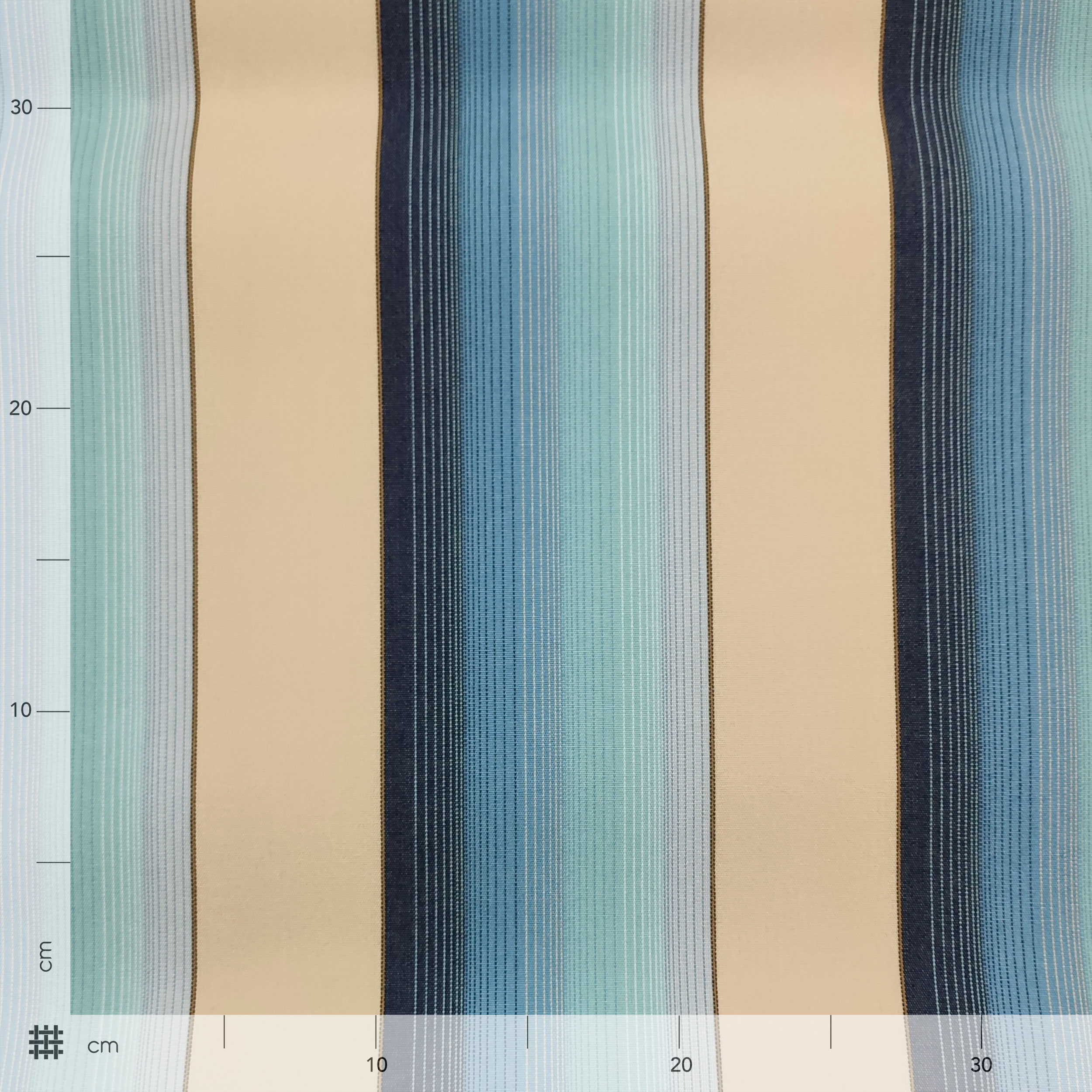 Awning Gradient Stripes Canvas Image