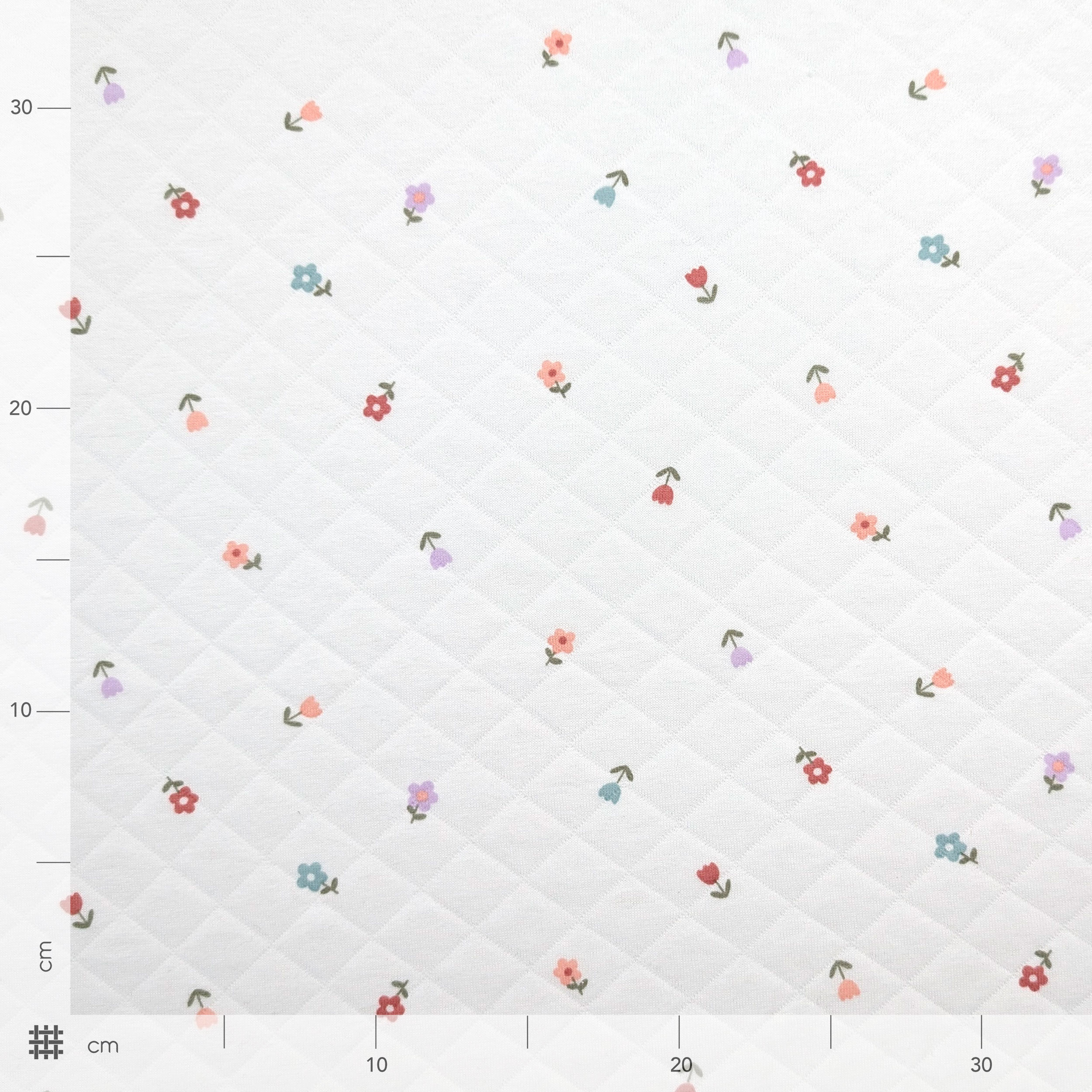 Flower Fantasy Quilted Jersey Image