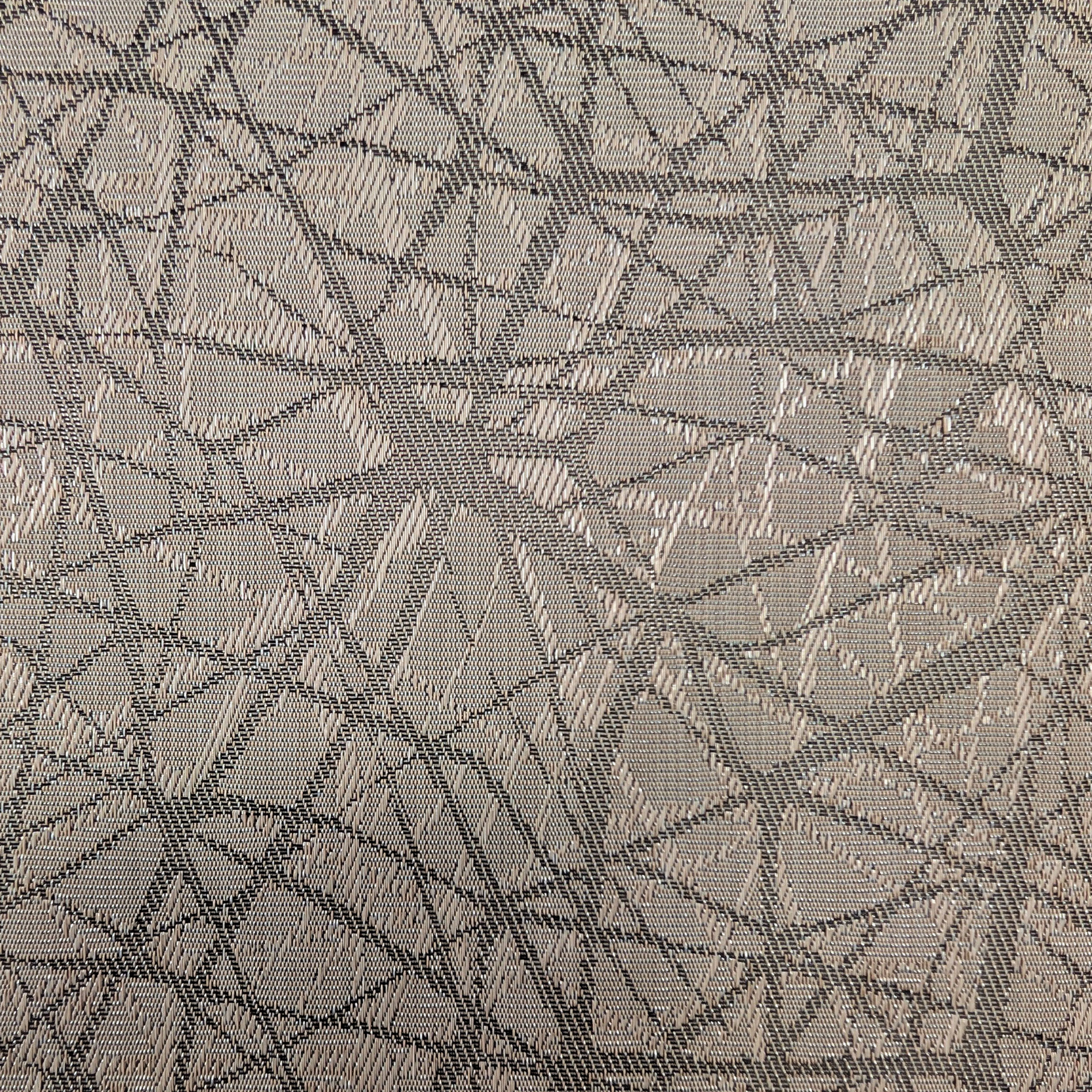 Woven Geometrical Patterned Kitchen Rug Image