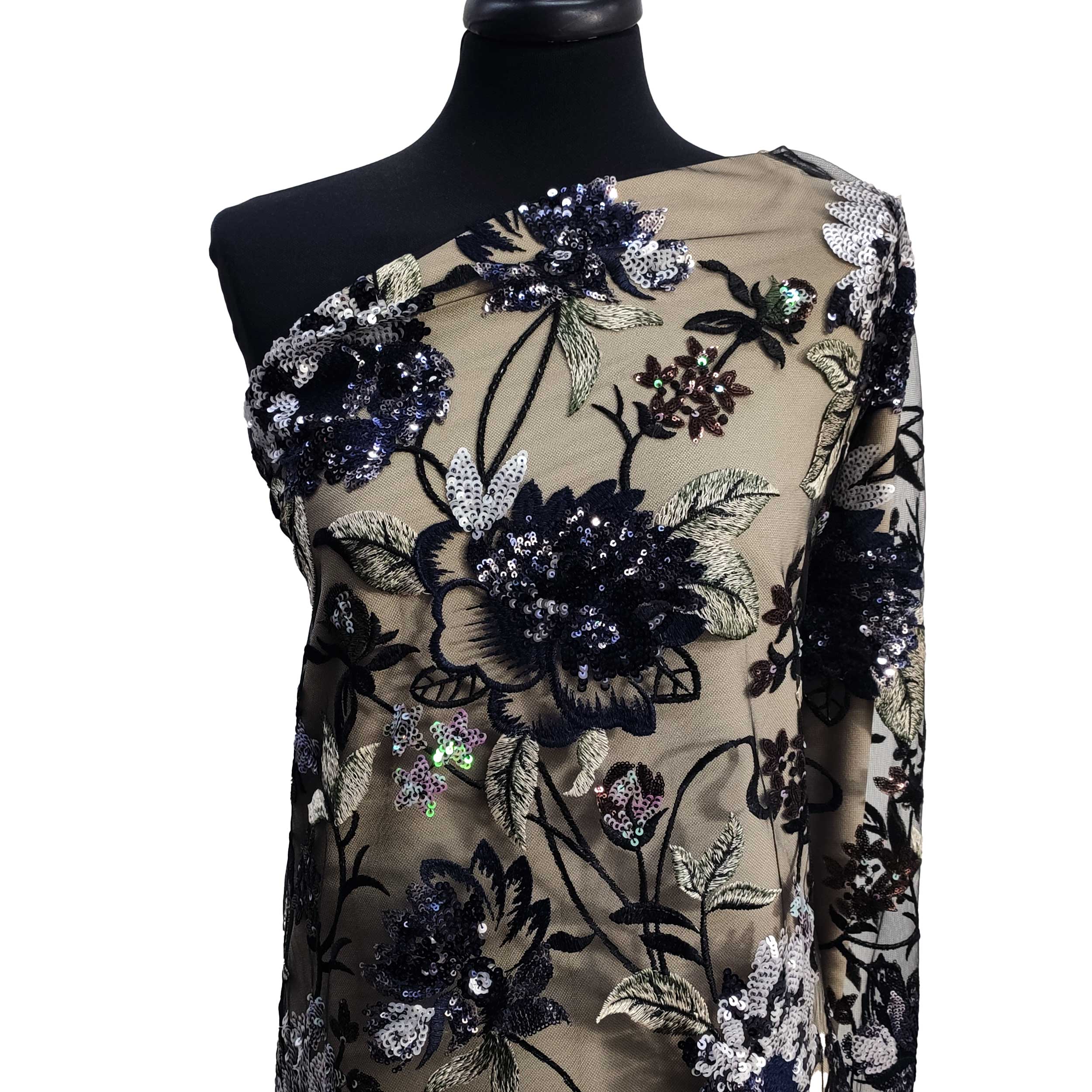 Lace High Fashion Flowers Sequins
