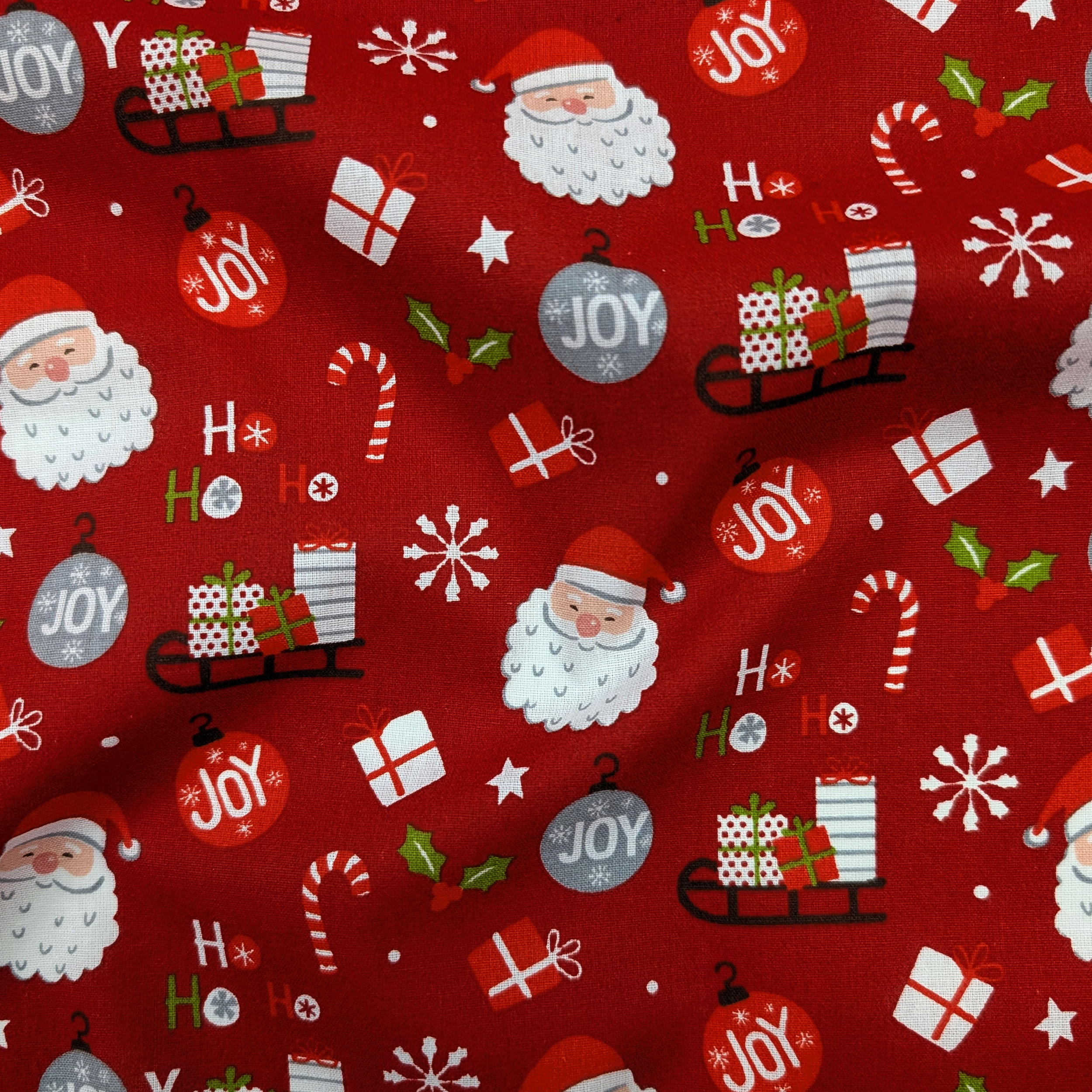 Christmas Cotton Father Christmas and Gift Packages Image