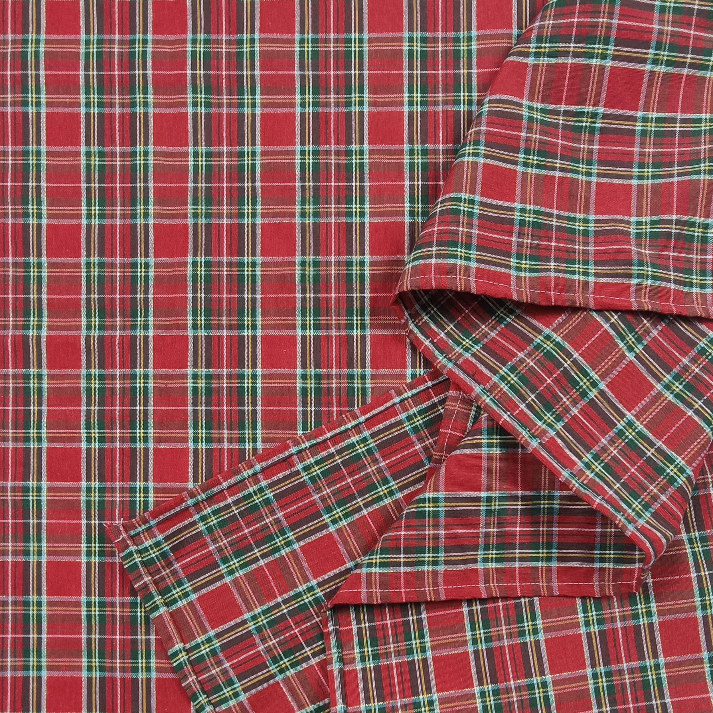 Panini Fabrics Nappe écossaise en Lurex