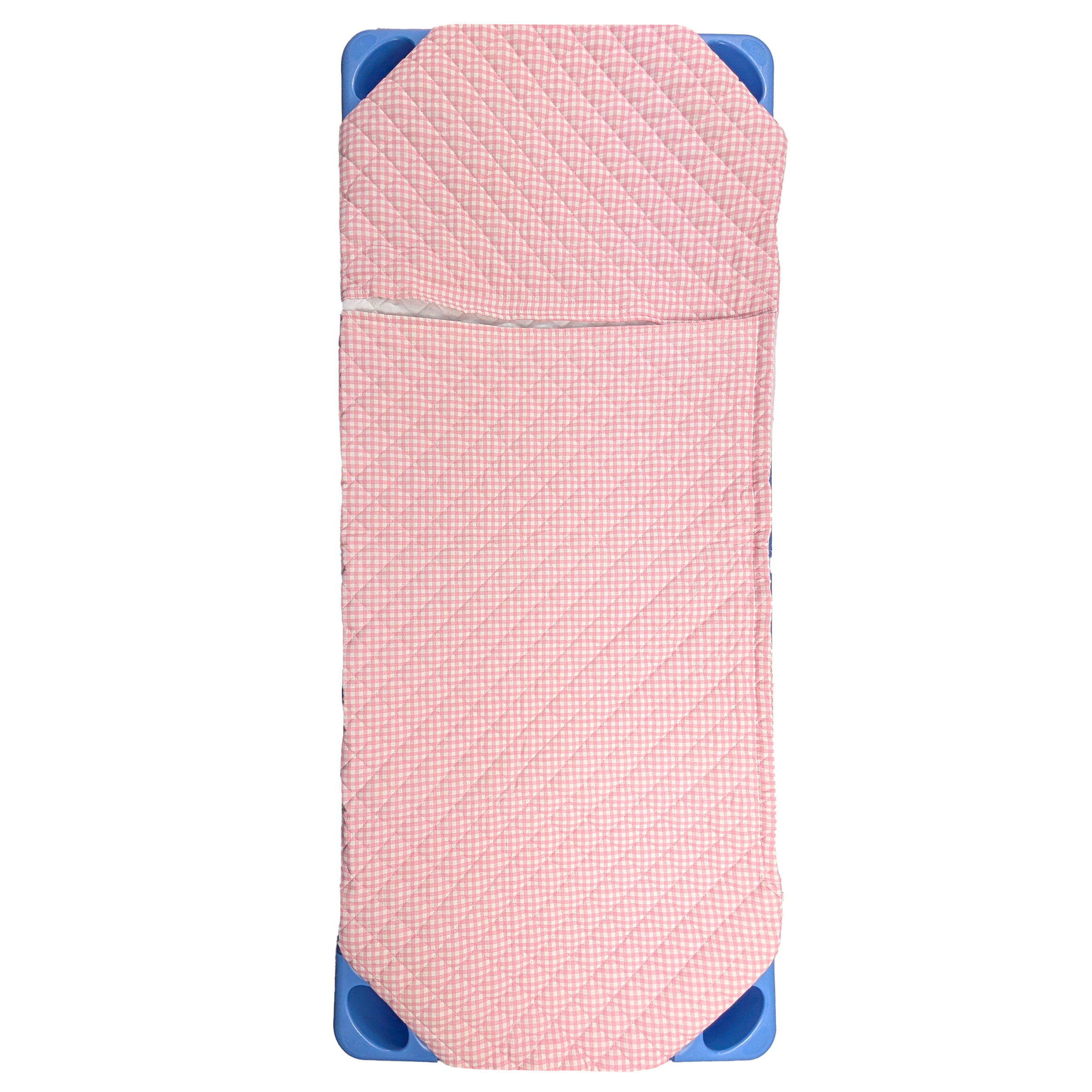Shaped Sleeping Bag for Brandy Squares Pink Image