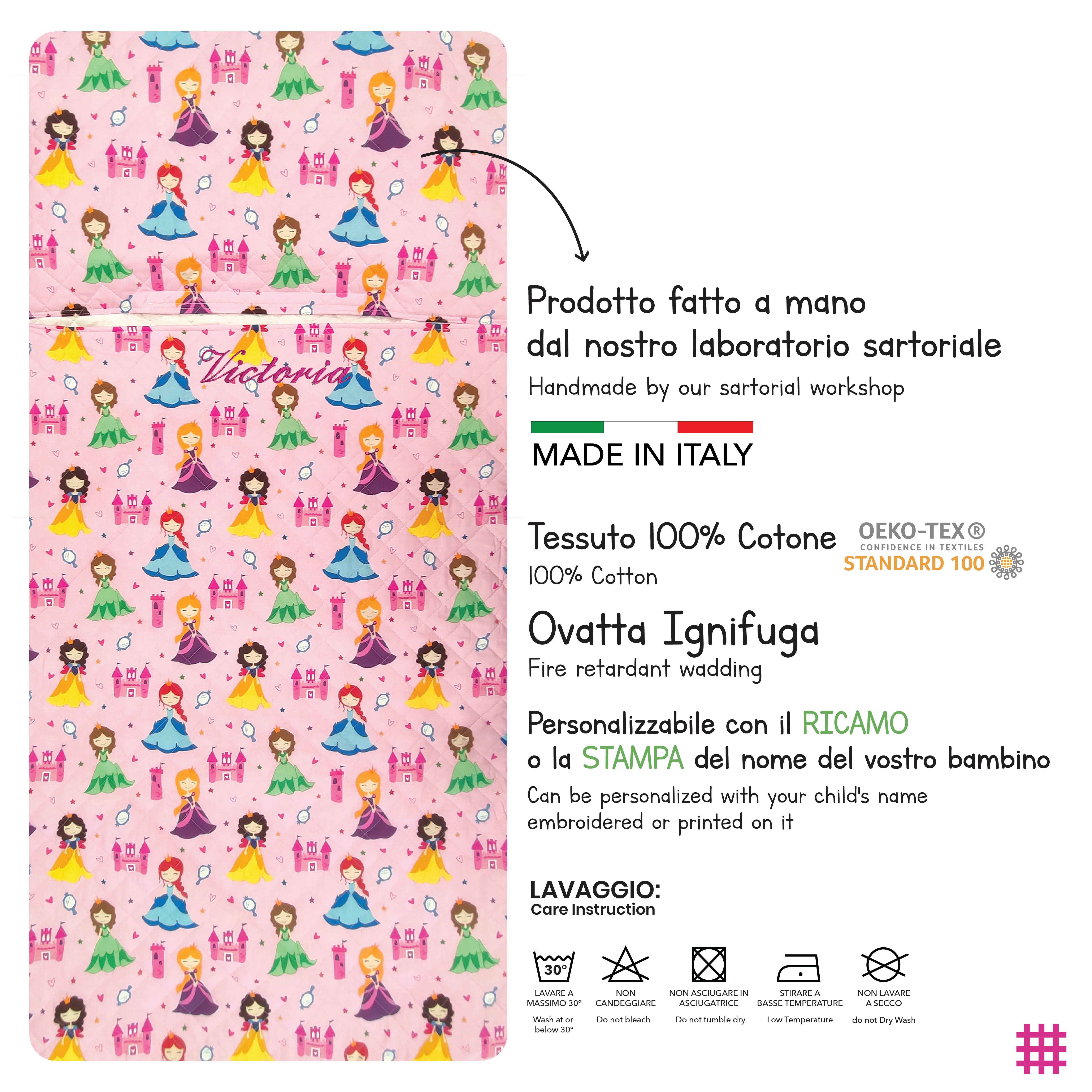 Sleeping Bag Princesses Pink Background Image