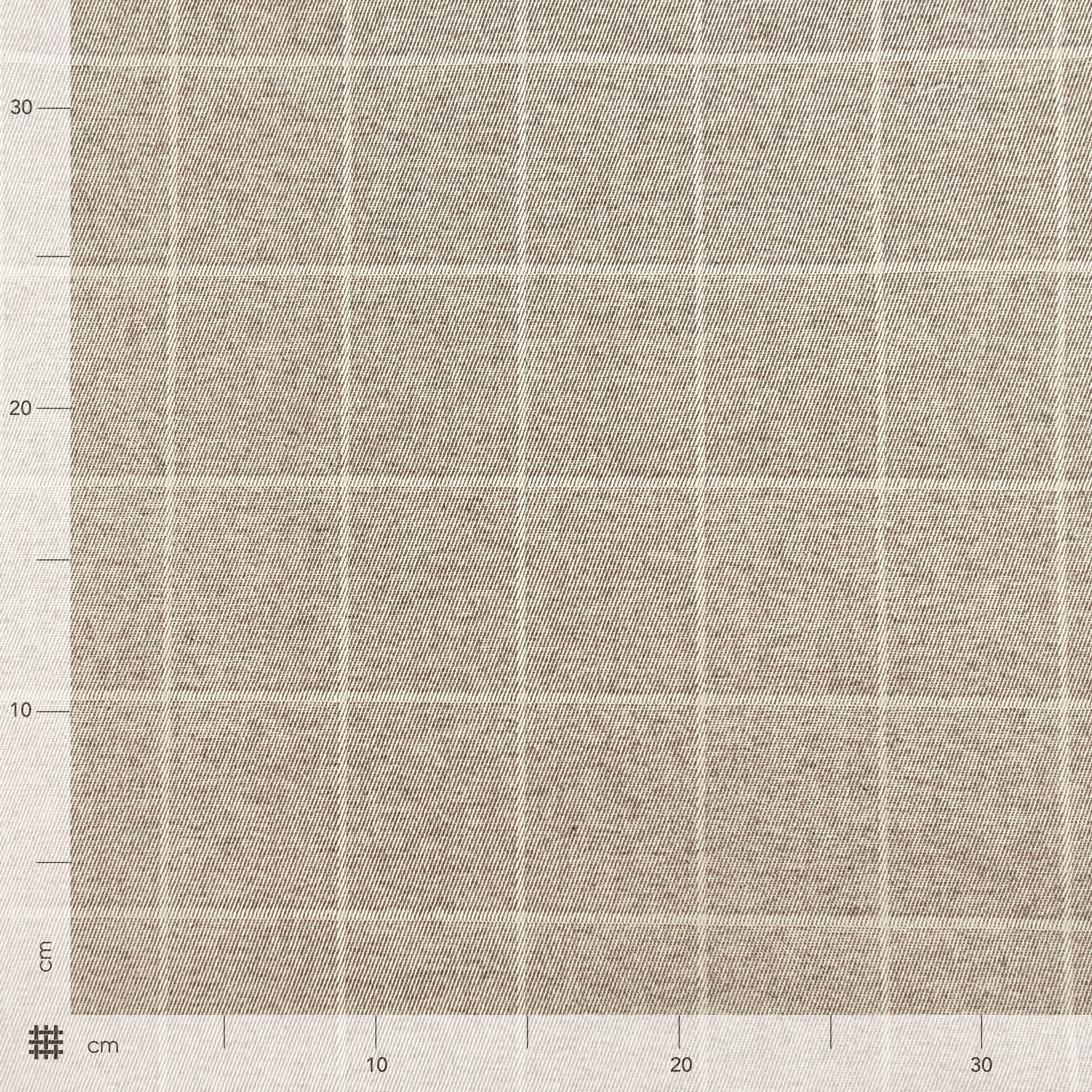 Tela para Manteles Cuadrados de Resina de Algodón en Beige Image