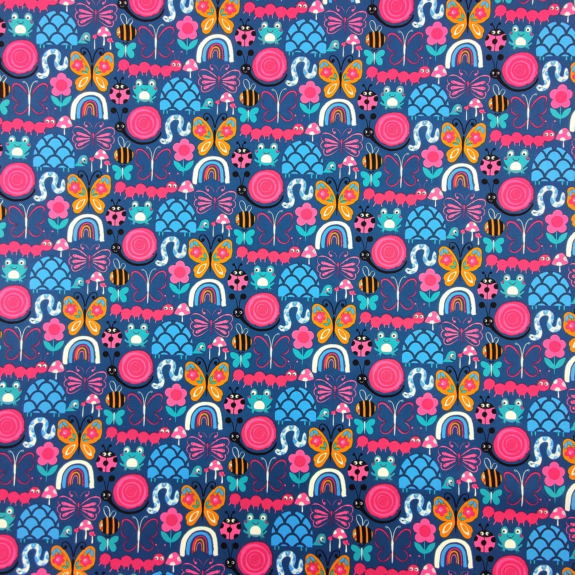 Sac de couchage à motifs d'animaux Fond bleu