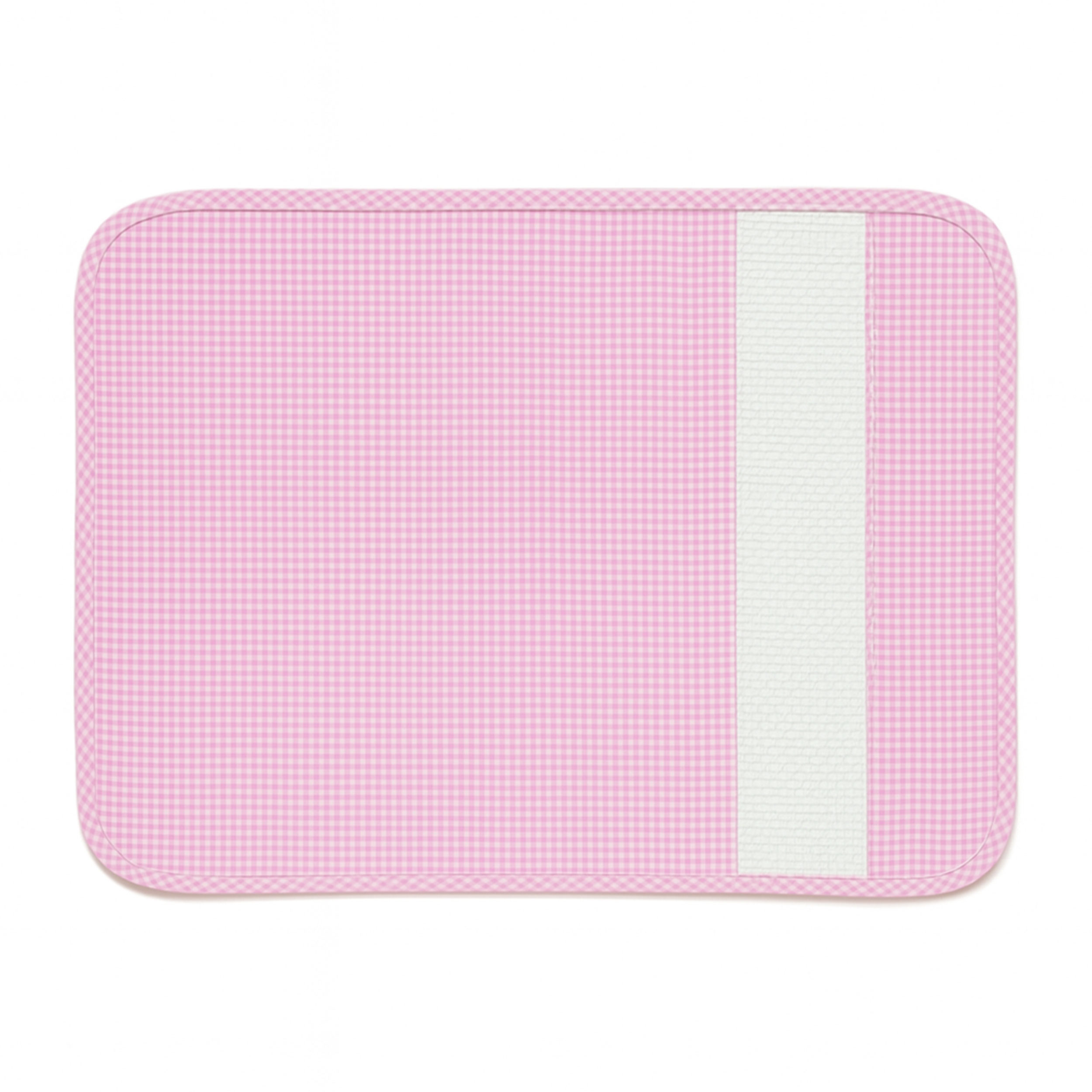 Set de table Nursery Checks Pink et Aida Canvas Image