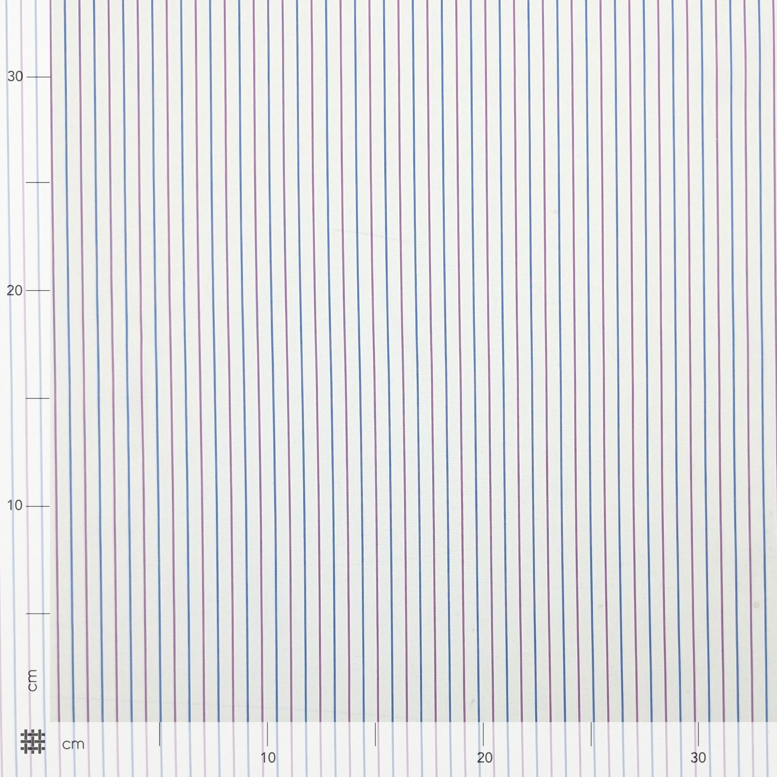 Cotton for Shirts Thin Stripes Blue and Purple Image