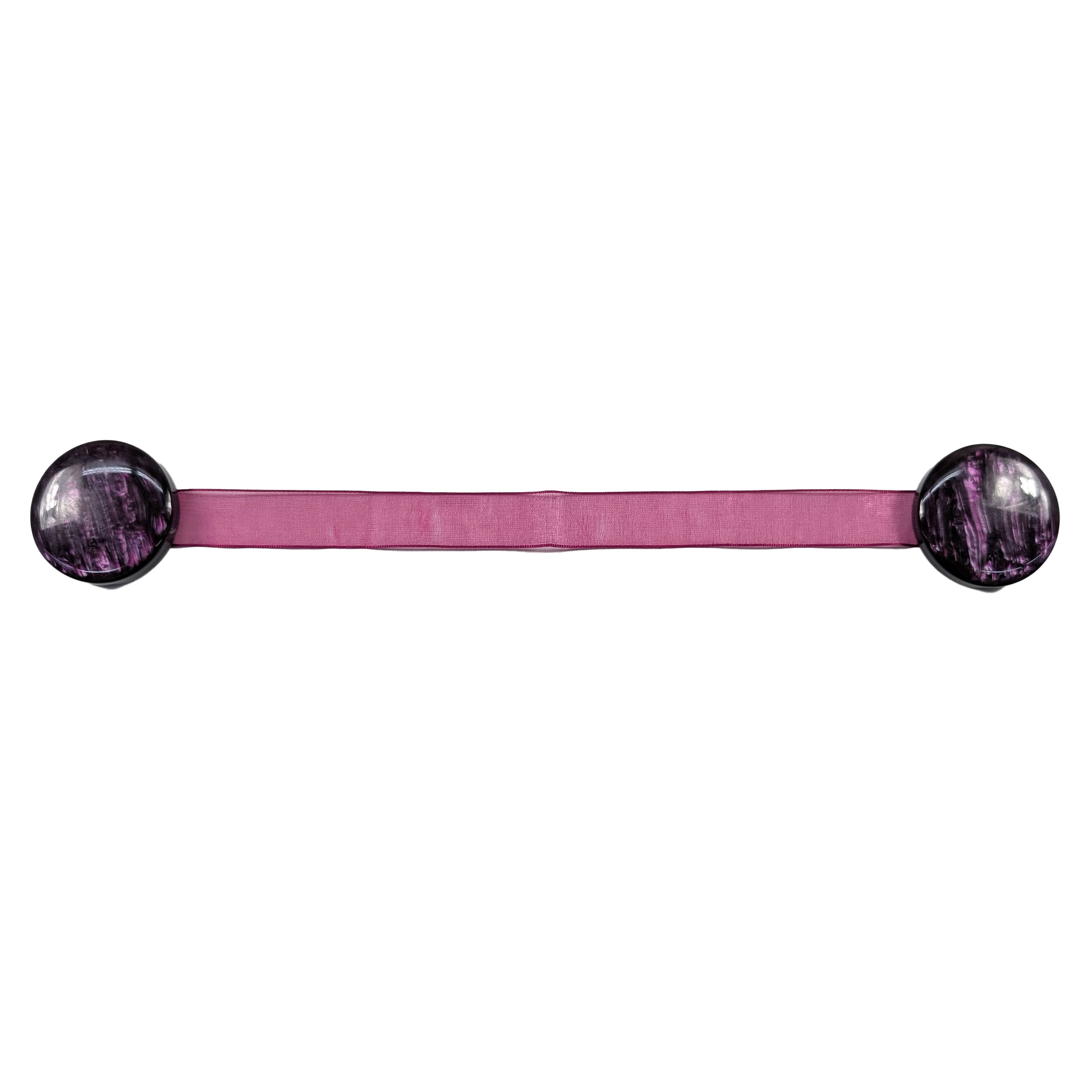 Button Curtain Magnet - Purple Image