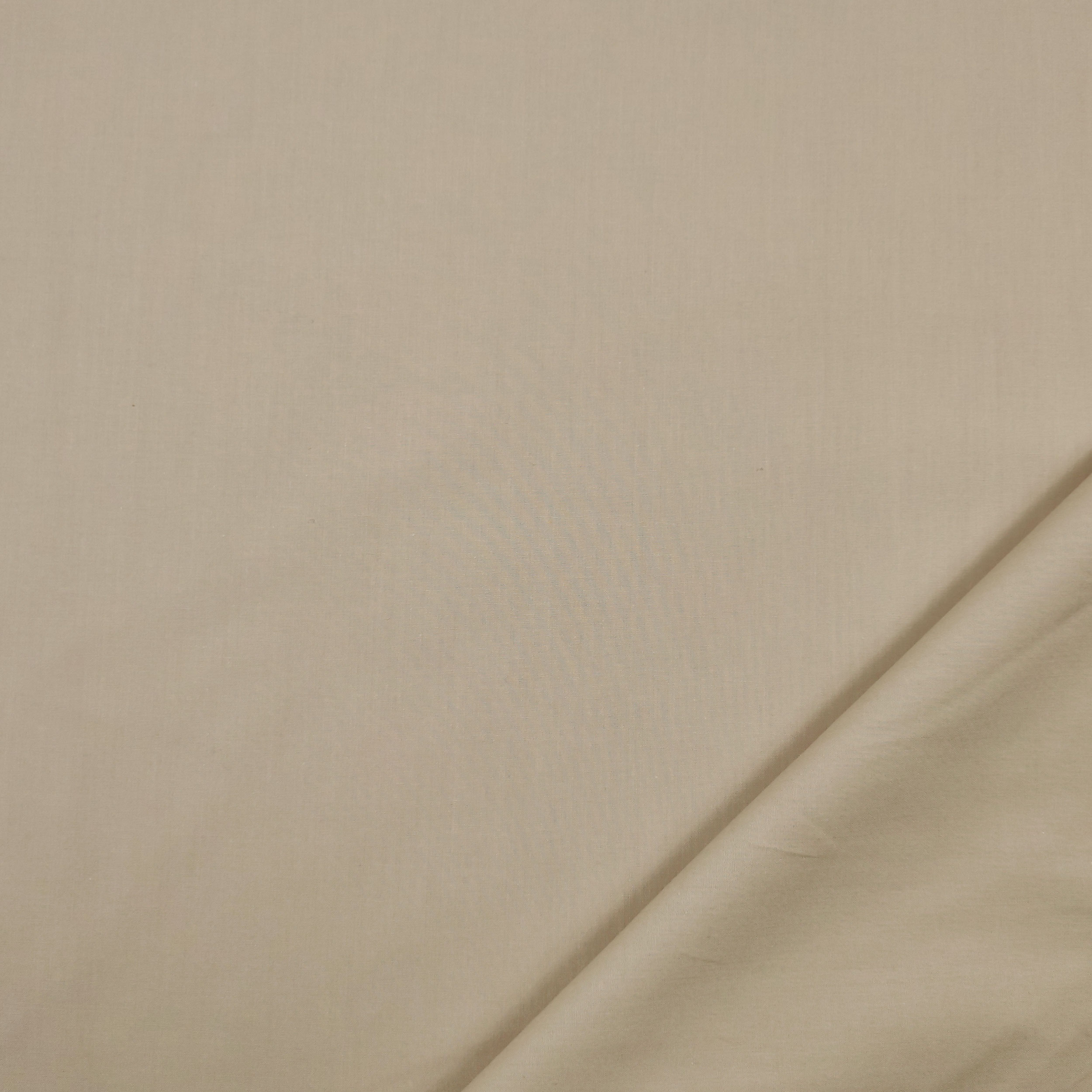 Beige Percale Cotton 