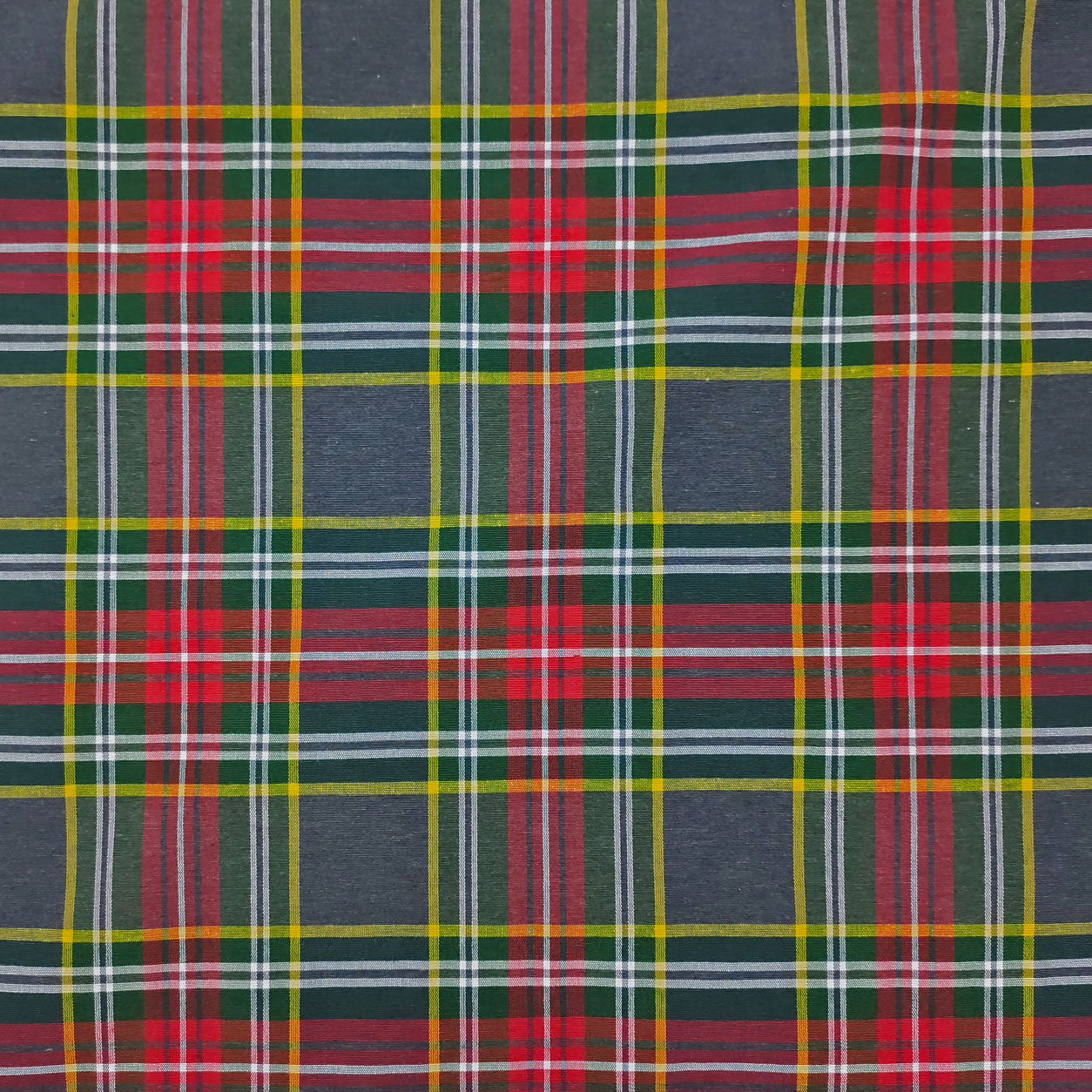 Tartan Fabric Large Grey Red Image