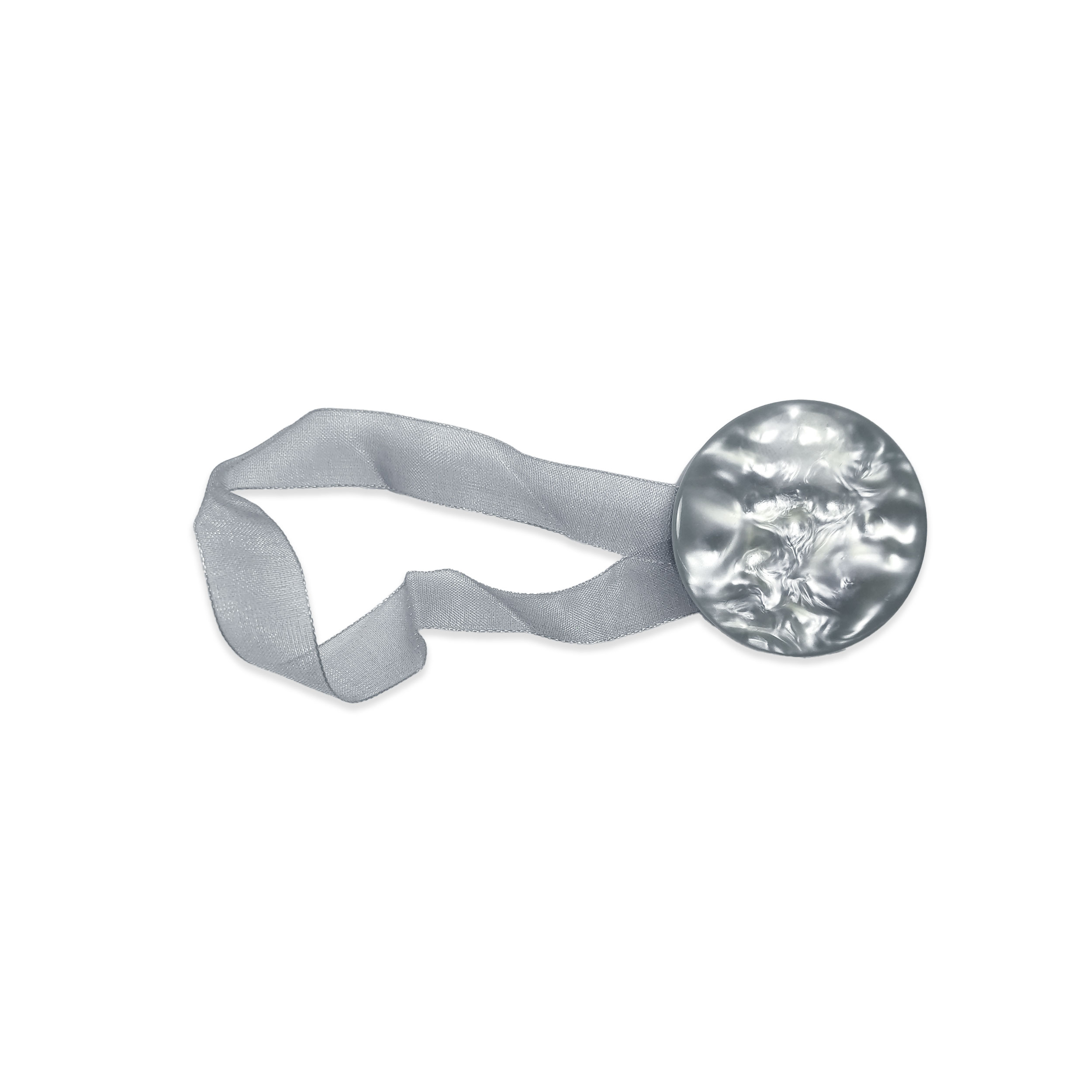 Button Curtain Magnet - Grey Image