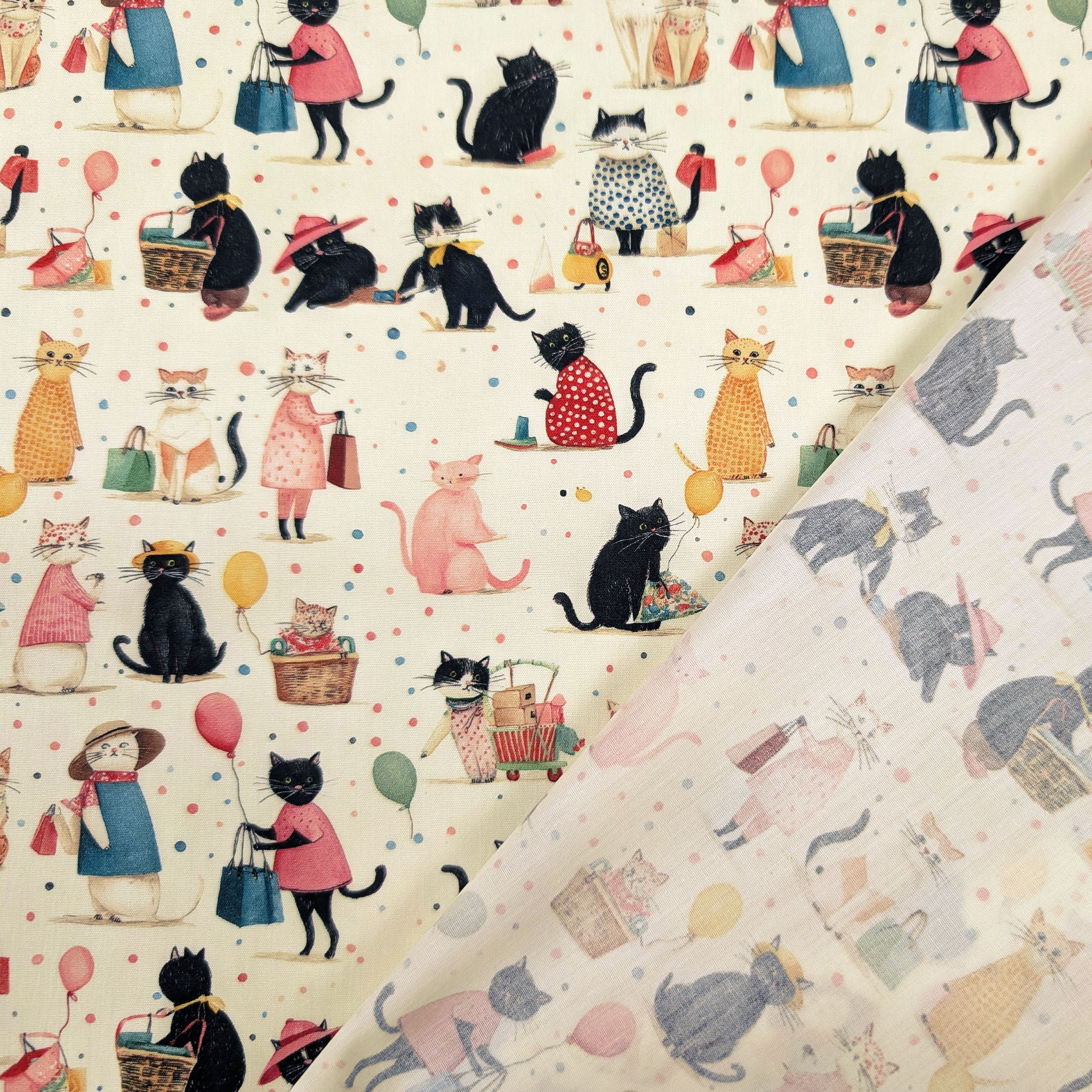 Poplin Cotton Kitten Fashion Image