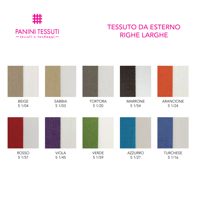 Outdoor Fabric Wide Stripes Image