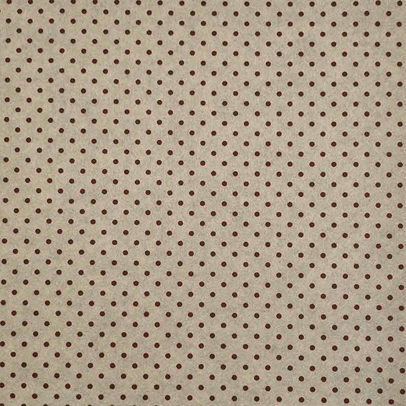 Soft Thin Felt - Burgundy Small Dots Image