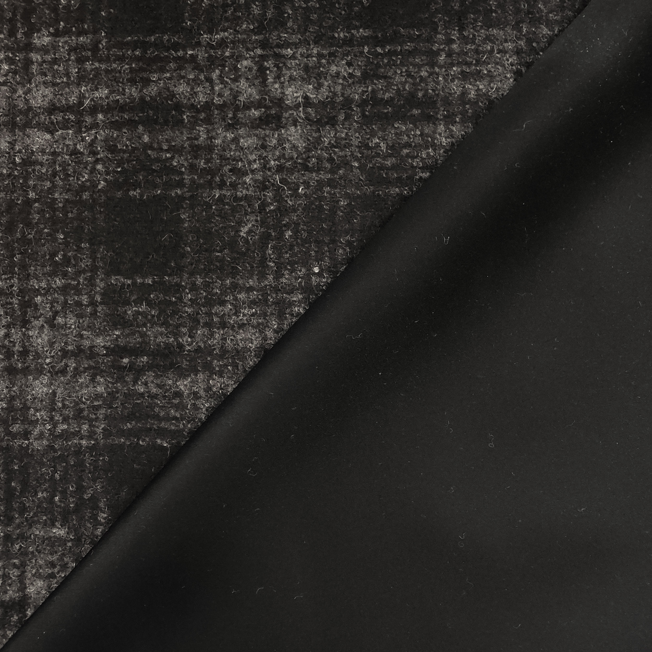 Néoprène Double Tartan et Solide Noir