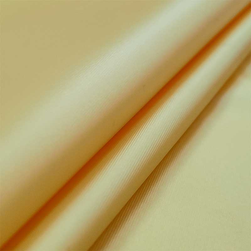 Tissu PVC mat de couleur unie jaune