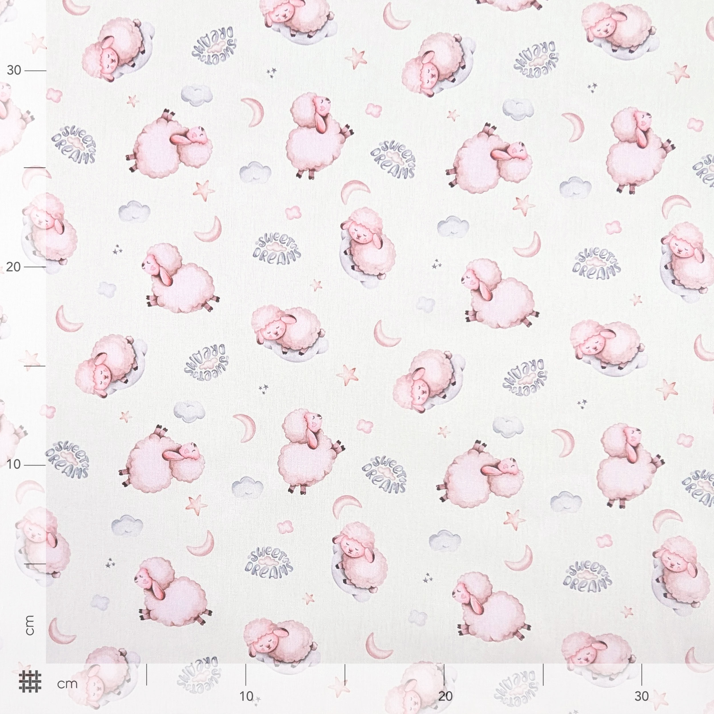 Sweet Dreams Sheep Percale Cotton Image