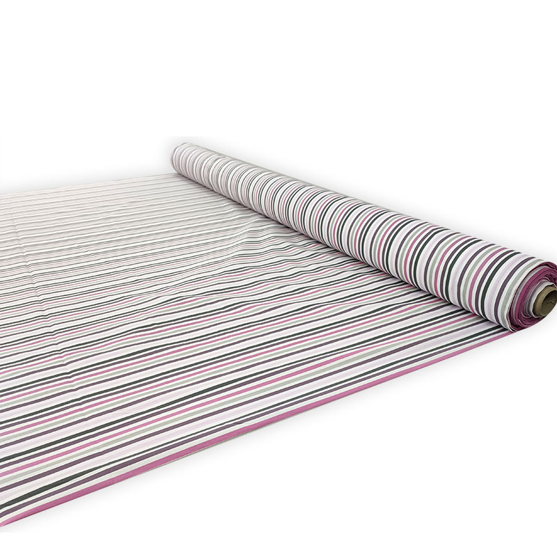 Tissu de coton rayé Tons de rose Image