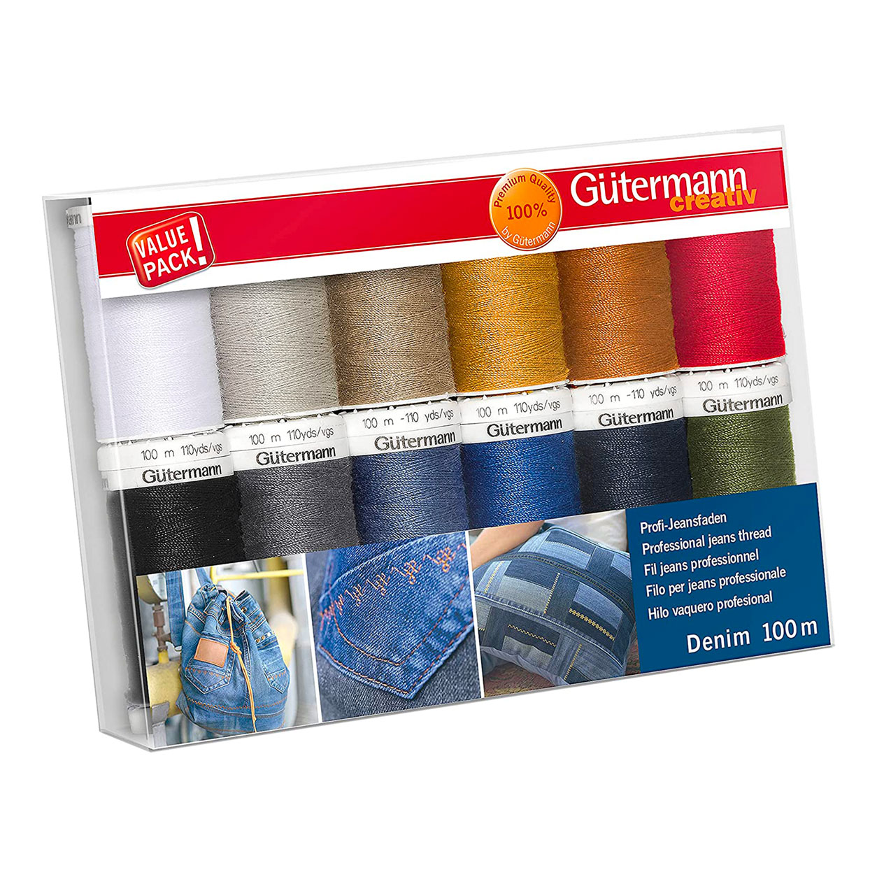 Gutermann Hilo Denim 12 Bobinas