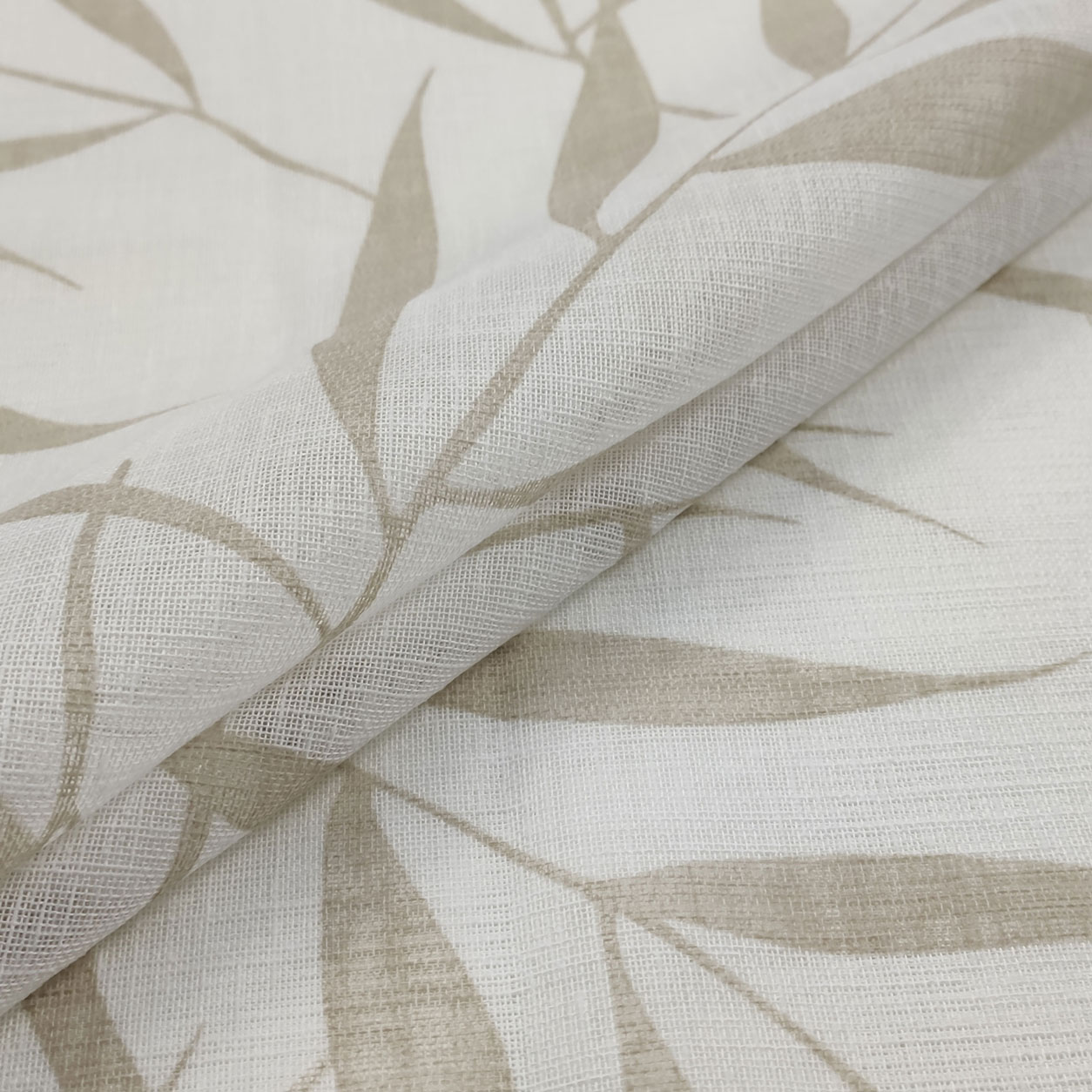 Tessuto-per-tendine-foglie-sottili-beige