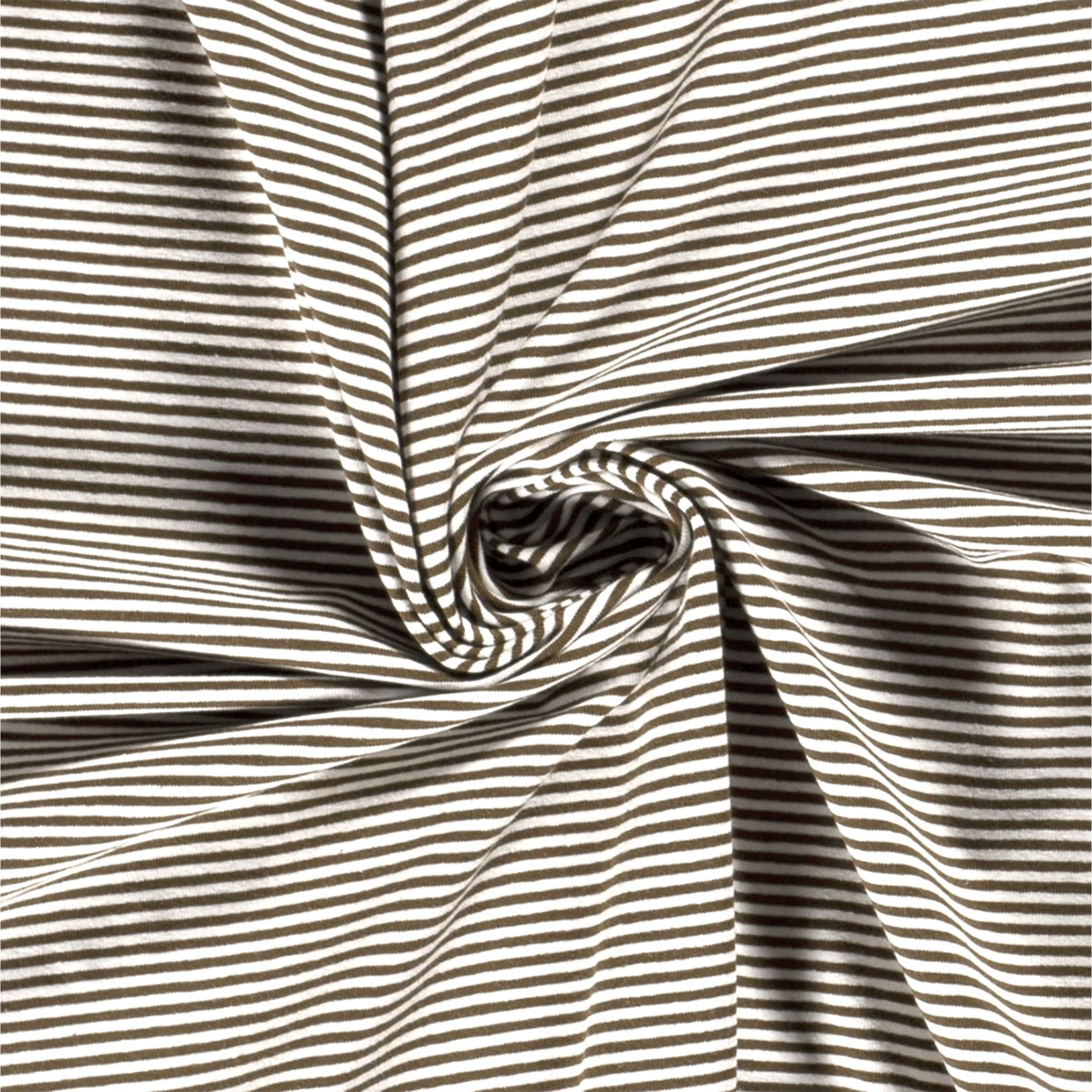 Yarn-dyed Jersey Cotton Coloured Stripes Image