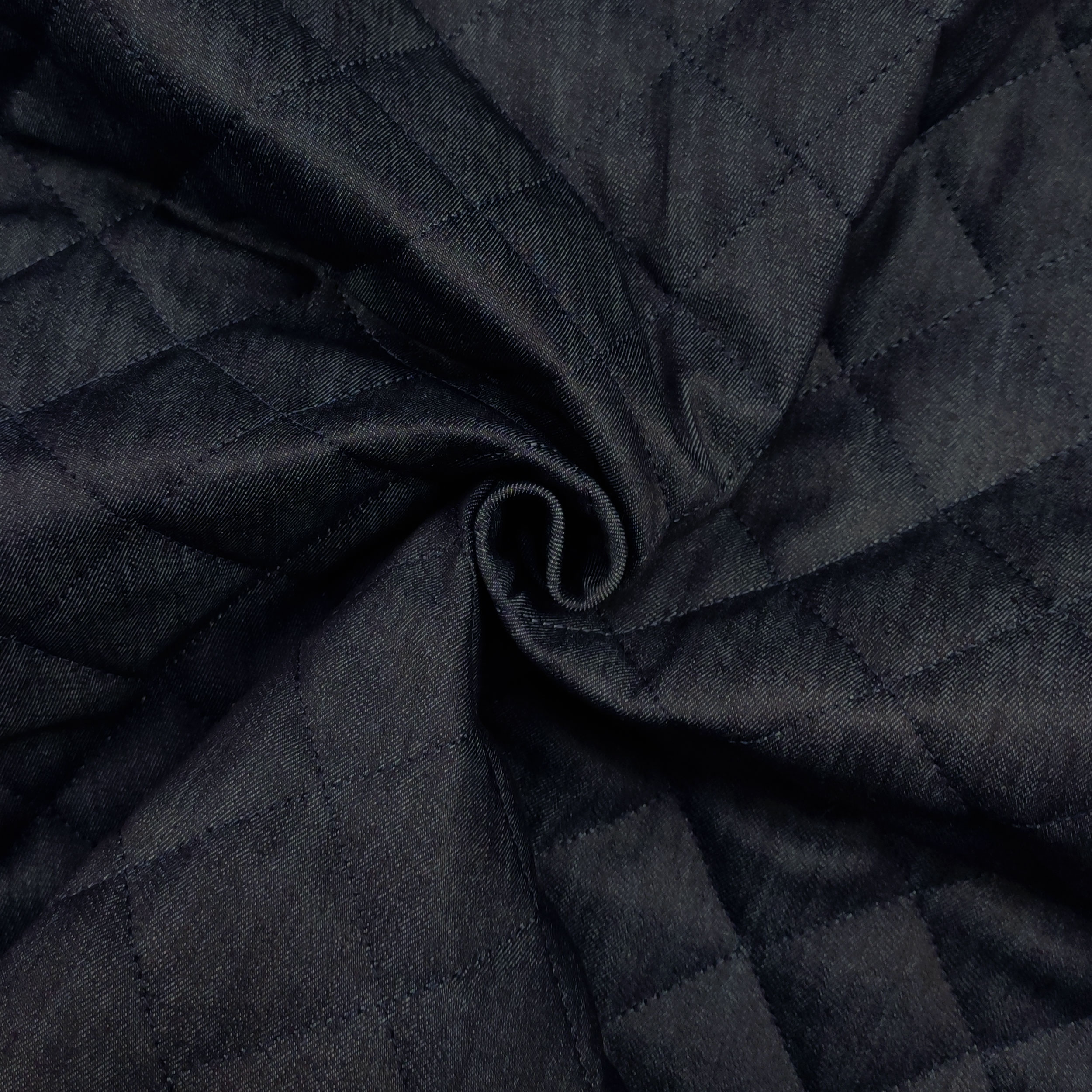 Quilted Jeans with Cotton Backing