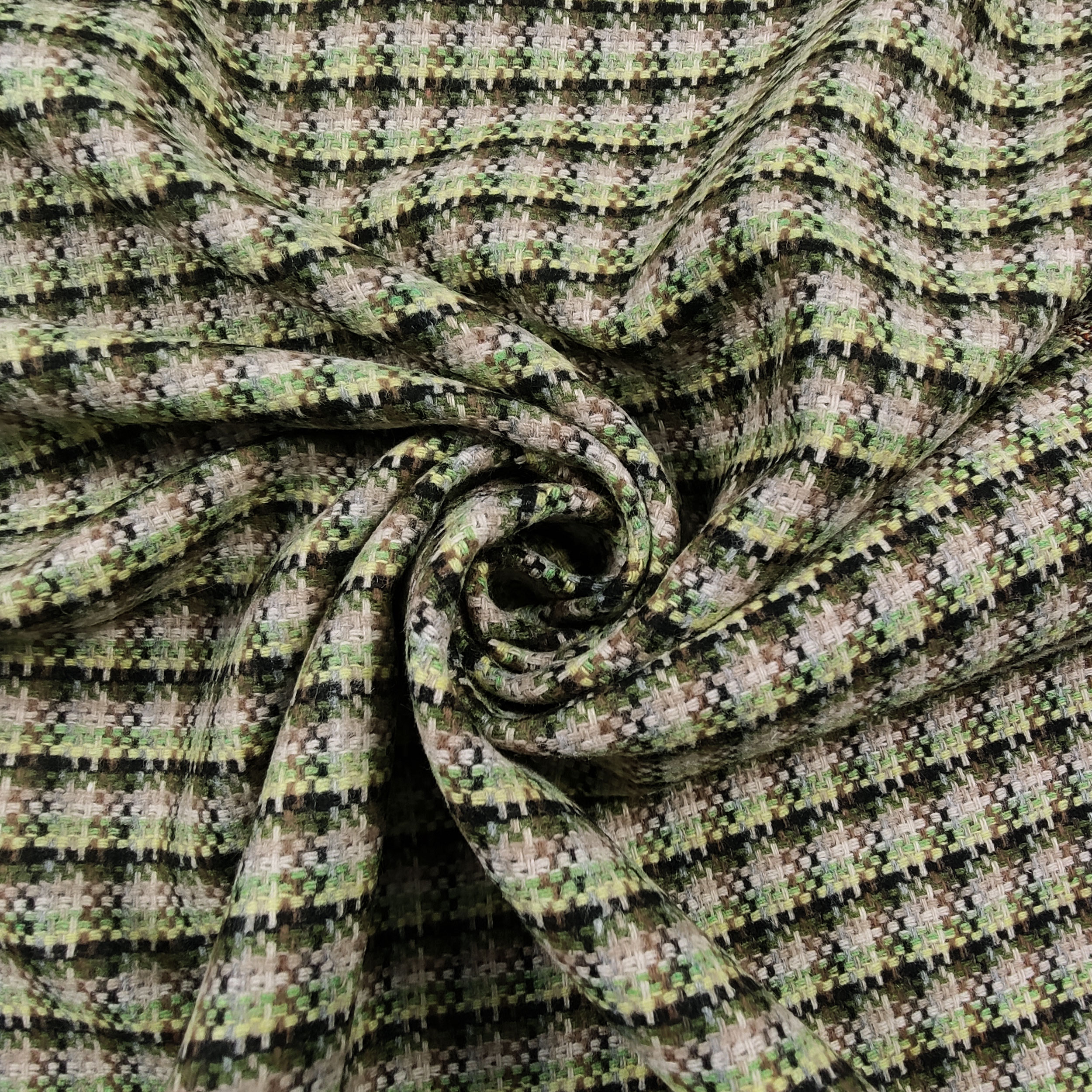 Grünes und gelbes Tartan-Hemd