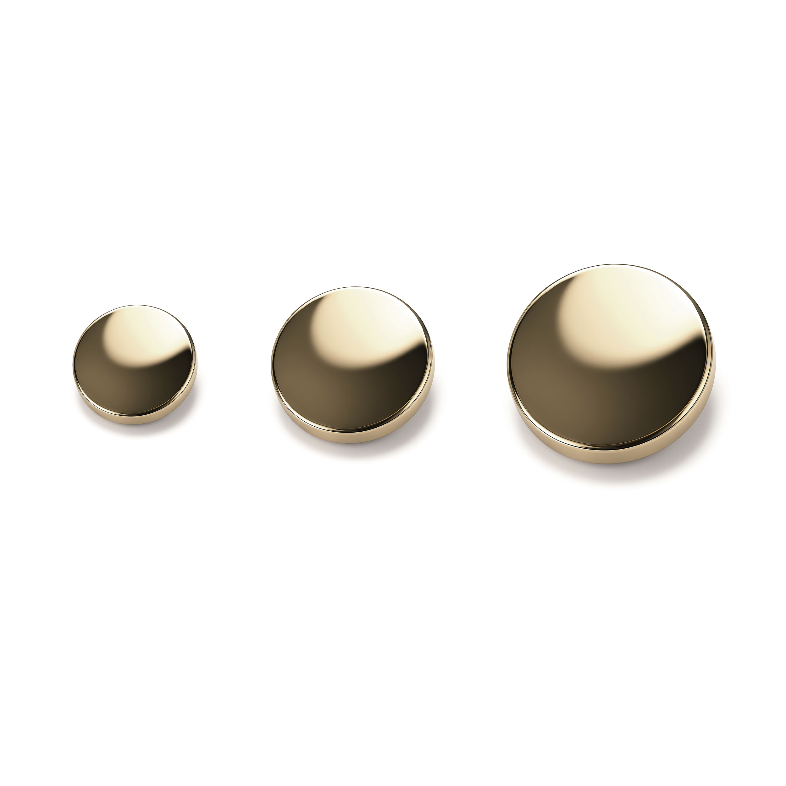 Gold Metal Button Image