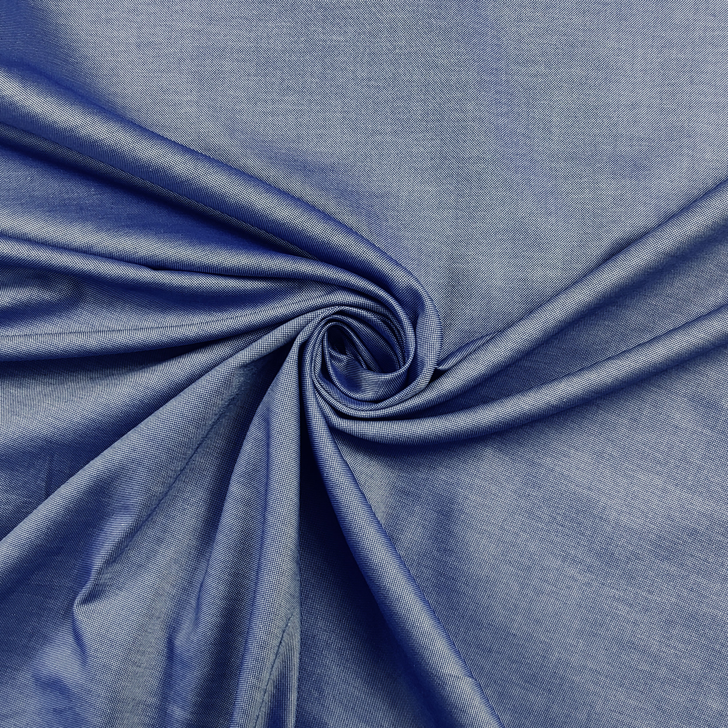 Baumwollhemd Lux Yarn Dyed Blau