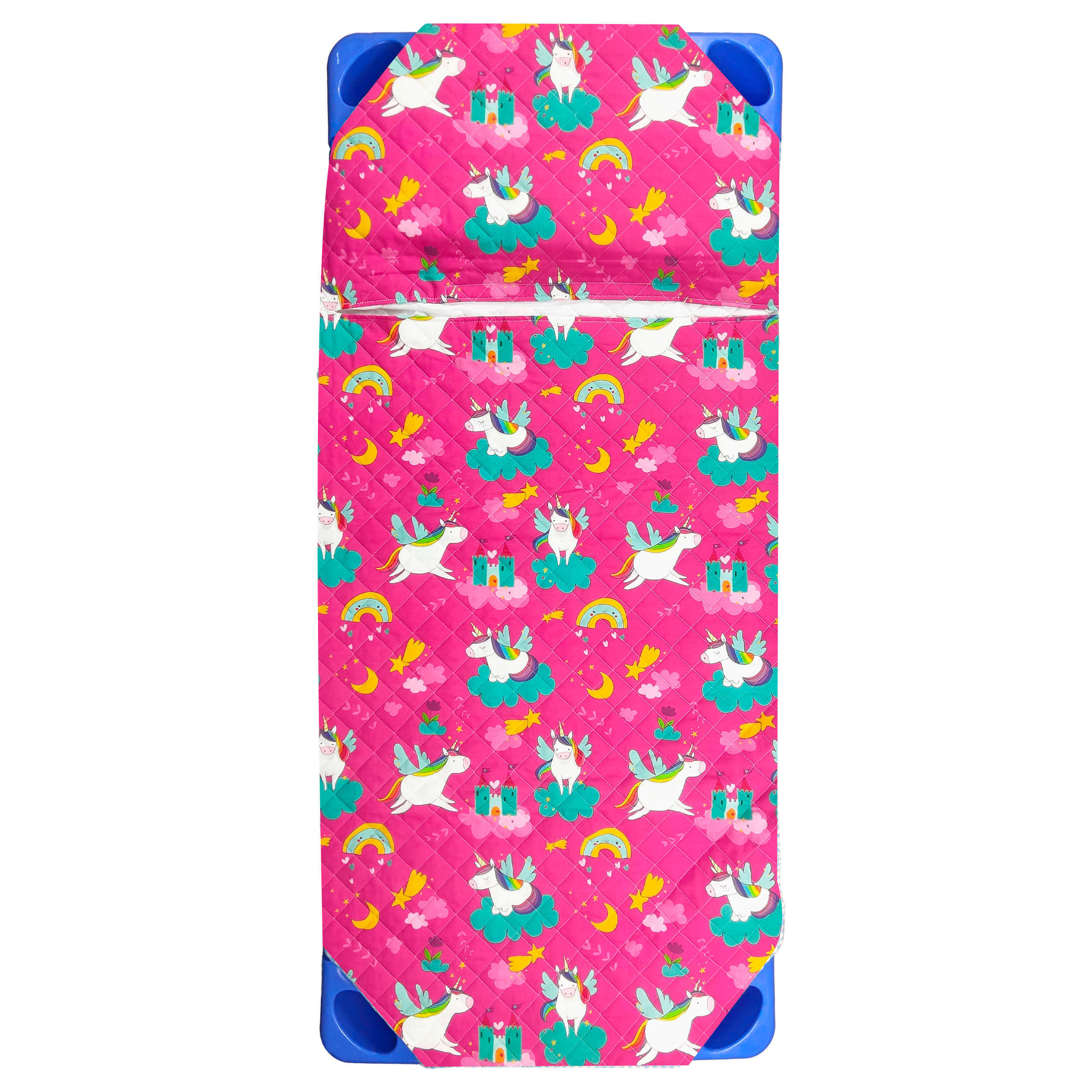 Shaped Sleeping Bag for Brandy Unicorns and Castles Image