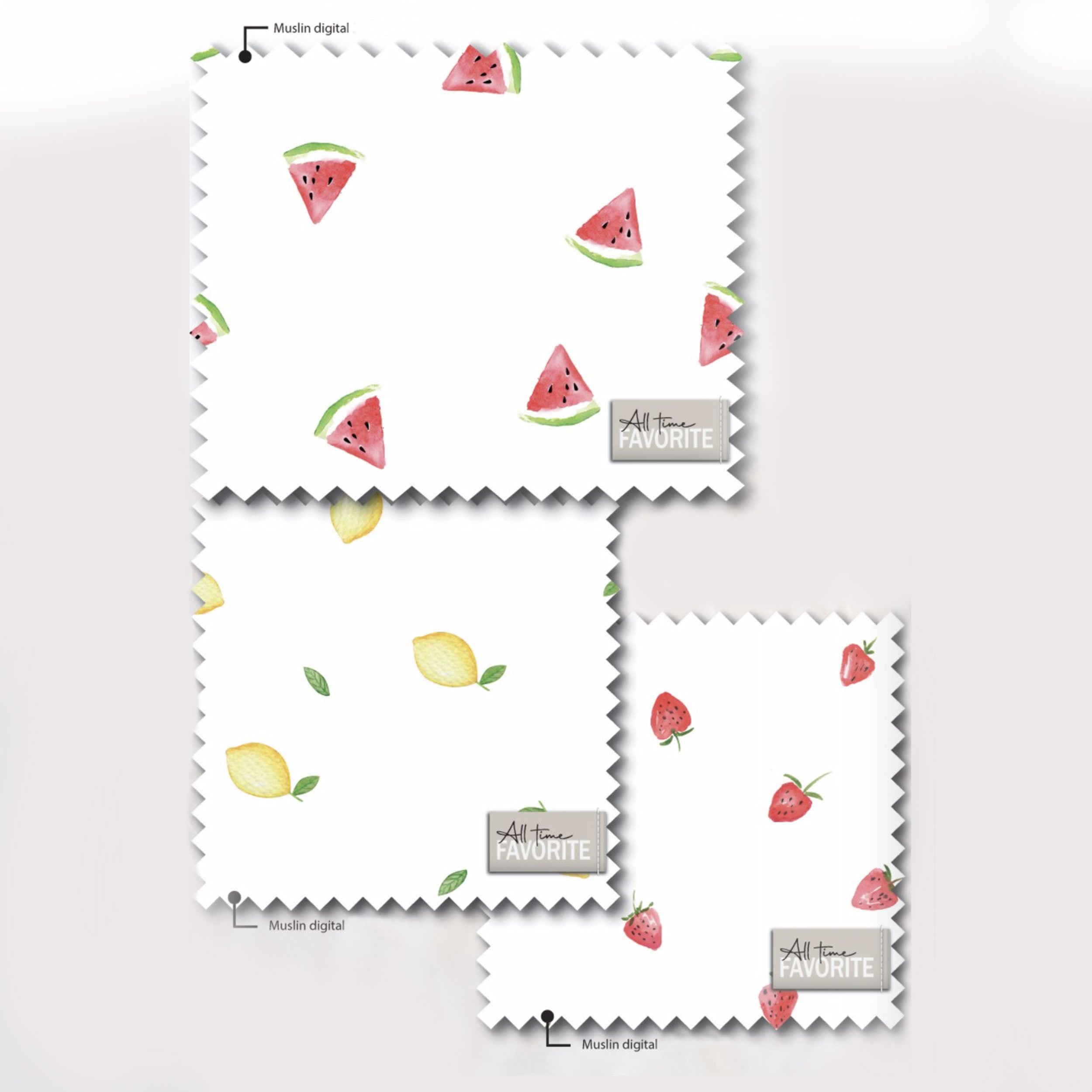 Watermelon Cotton Muslin