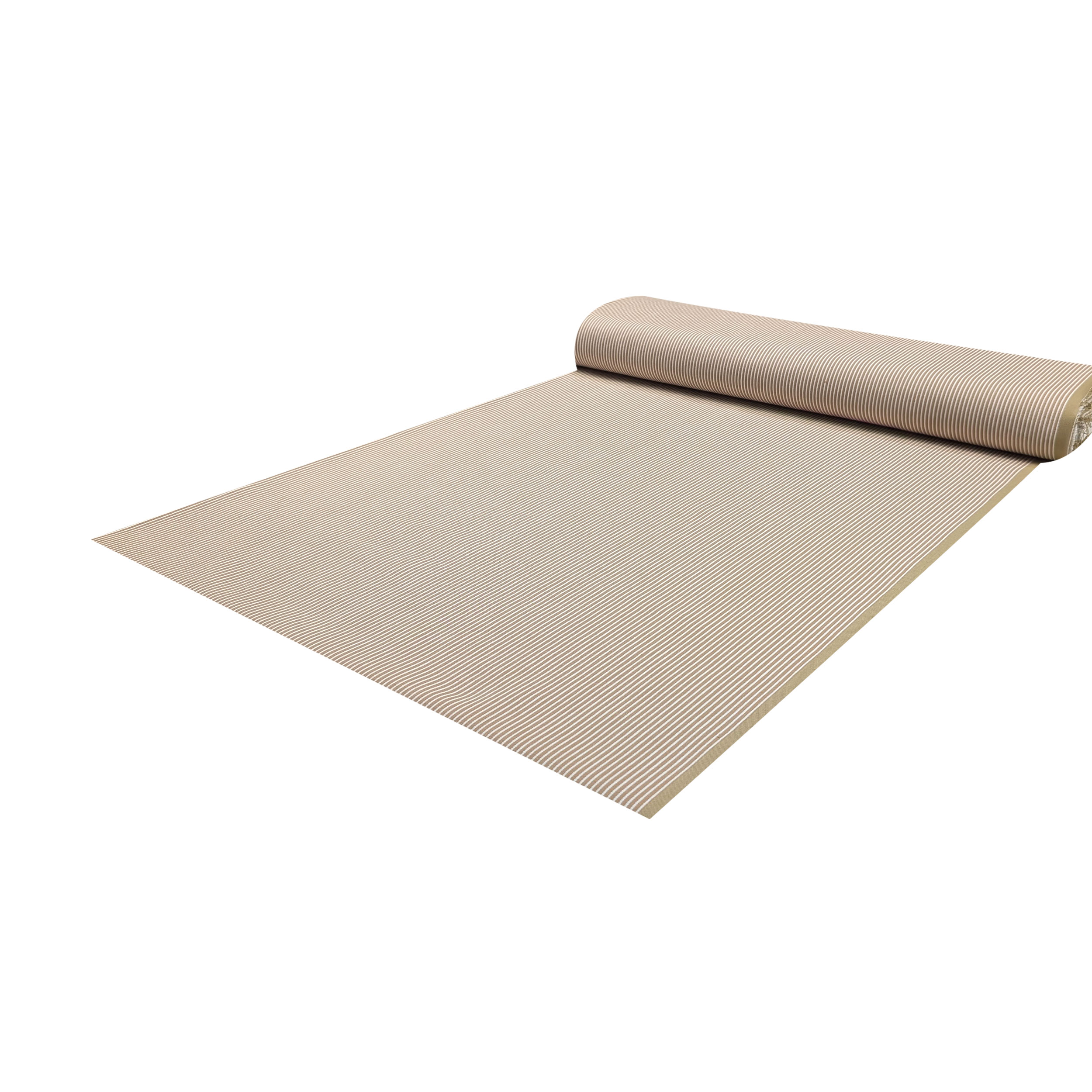 Denim Beige Rayures verticales blanches Image