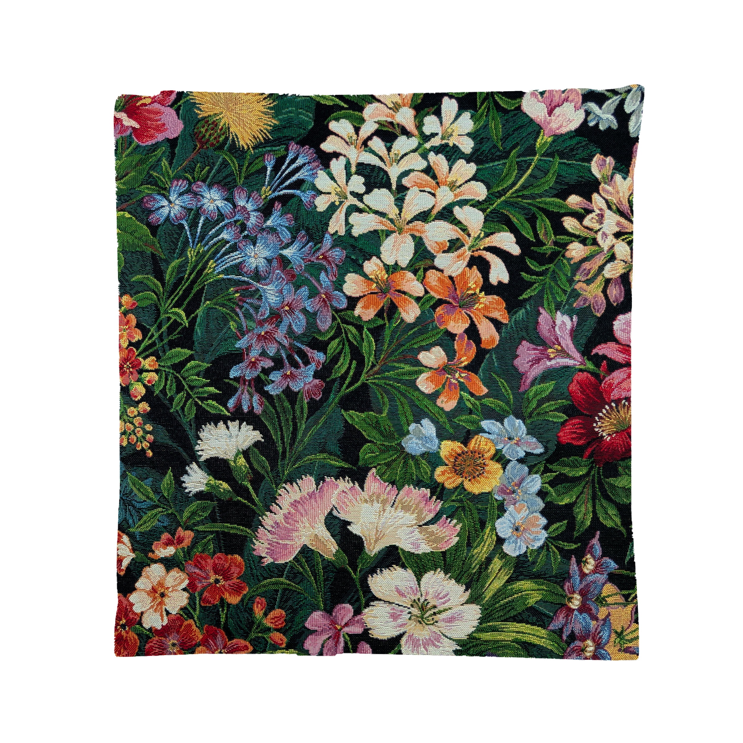 Gobelin Cushion Pillowcase Floral Bouquet Image