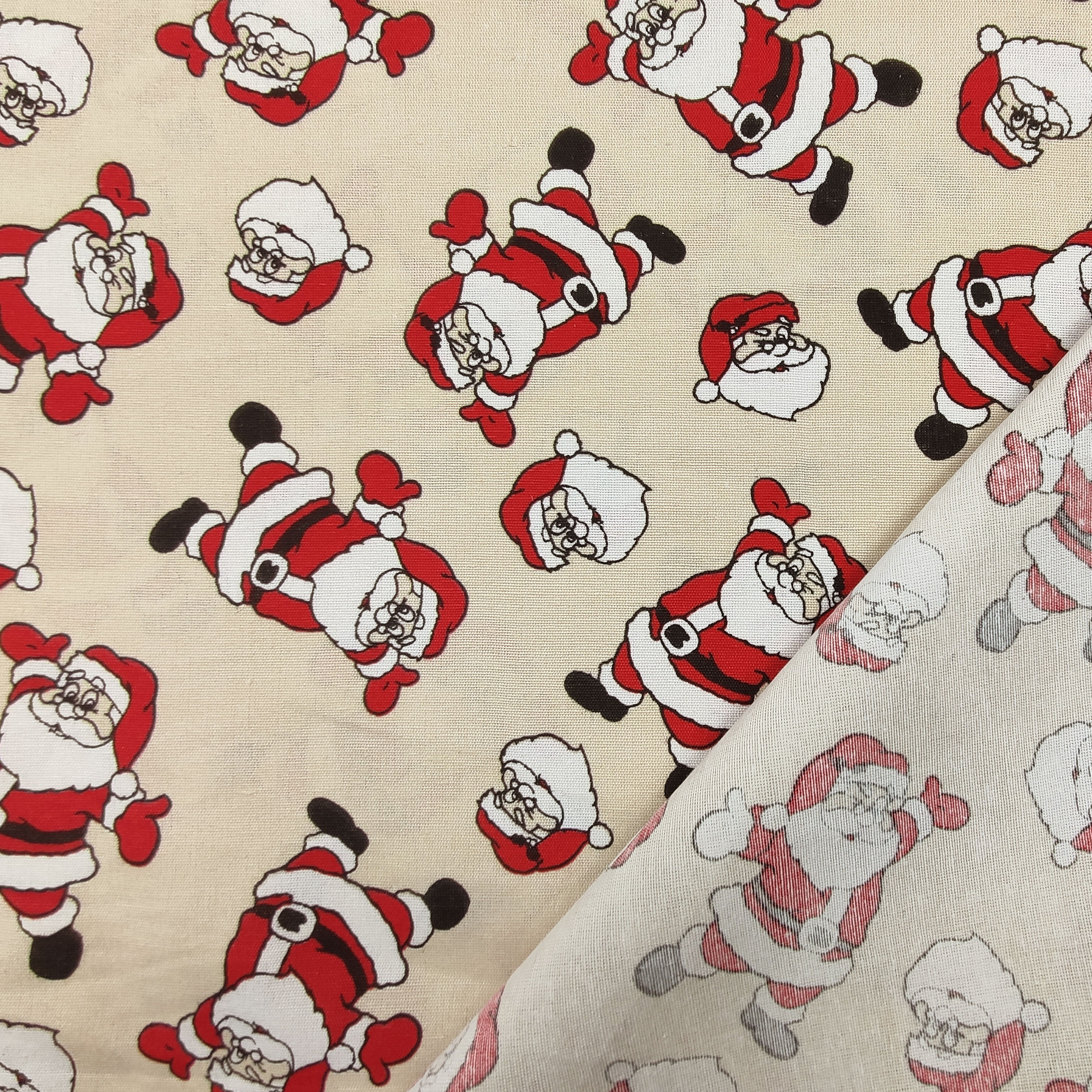 Décoration de Noël en tissu avec le Père Noël Image