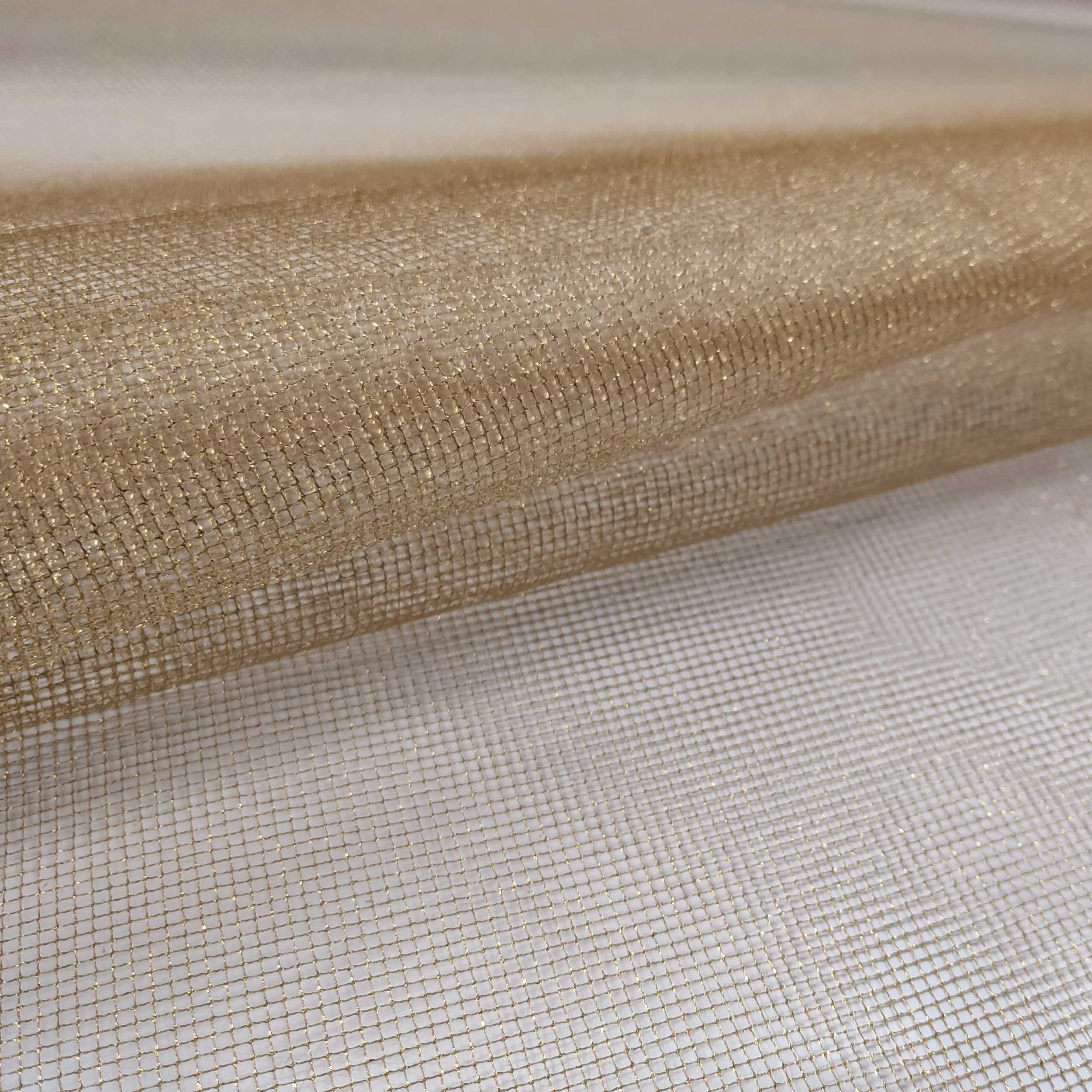 Gold Lurex Tüll-Stoff