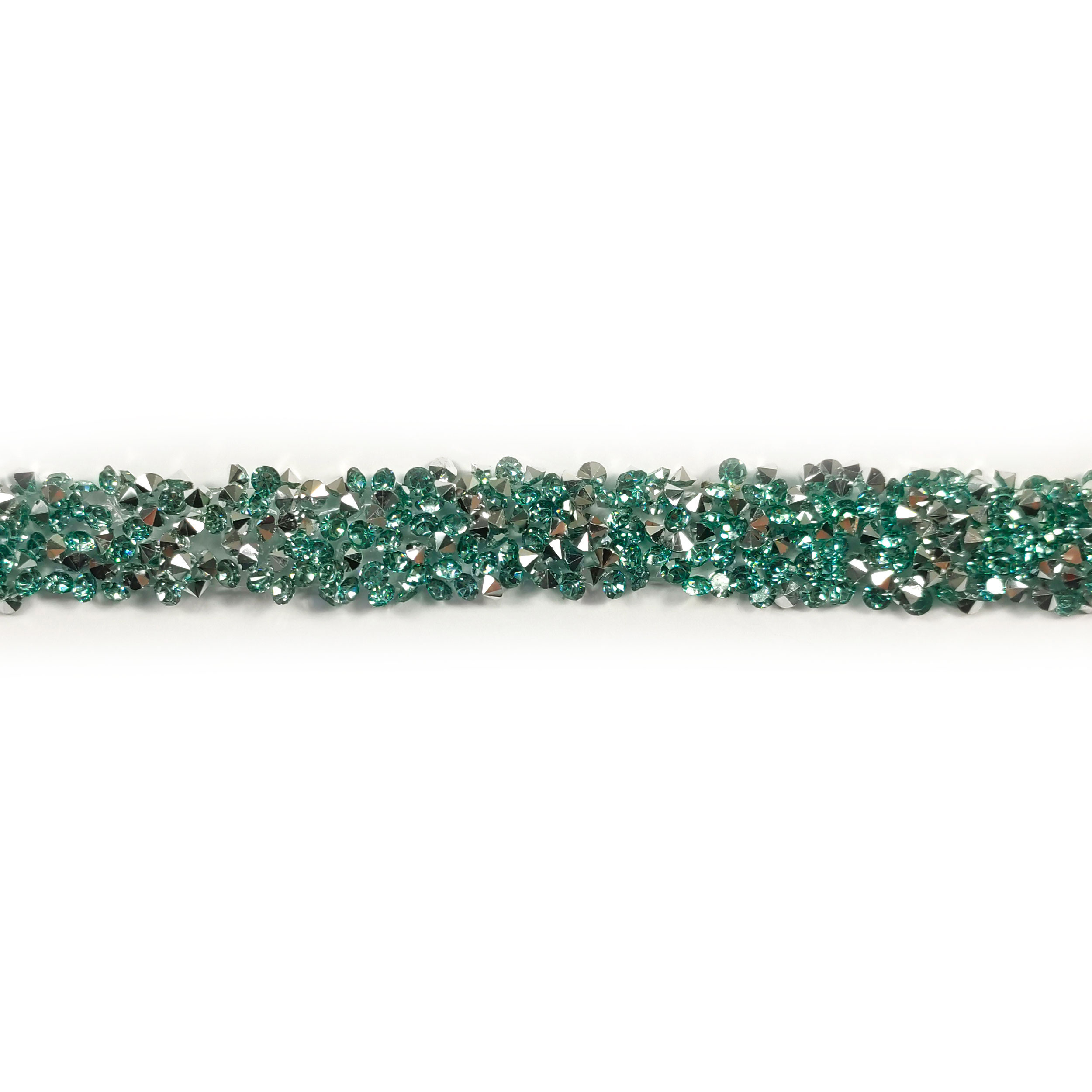 Garnitures thermoadhésives en perles et strass de type Swarovski Image