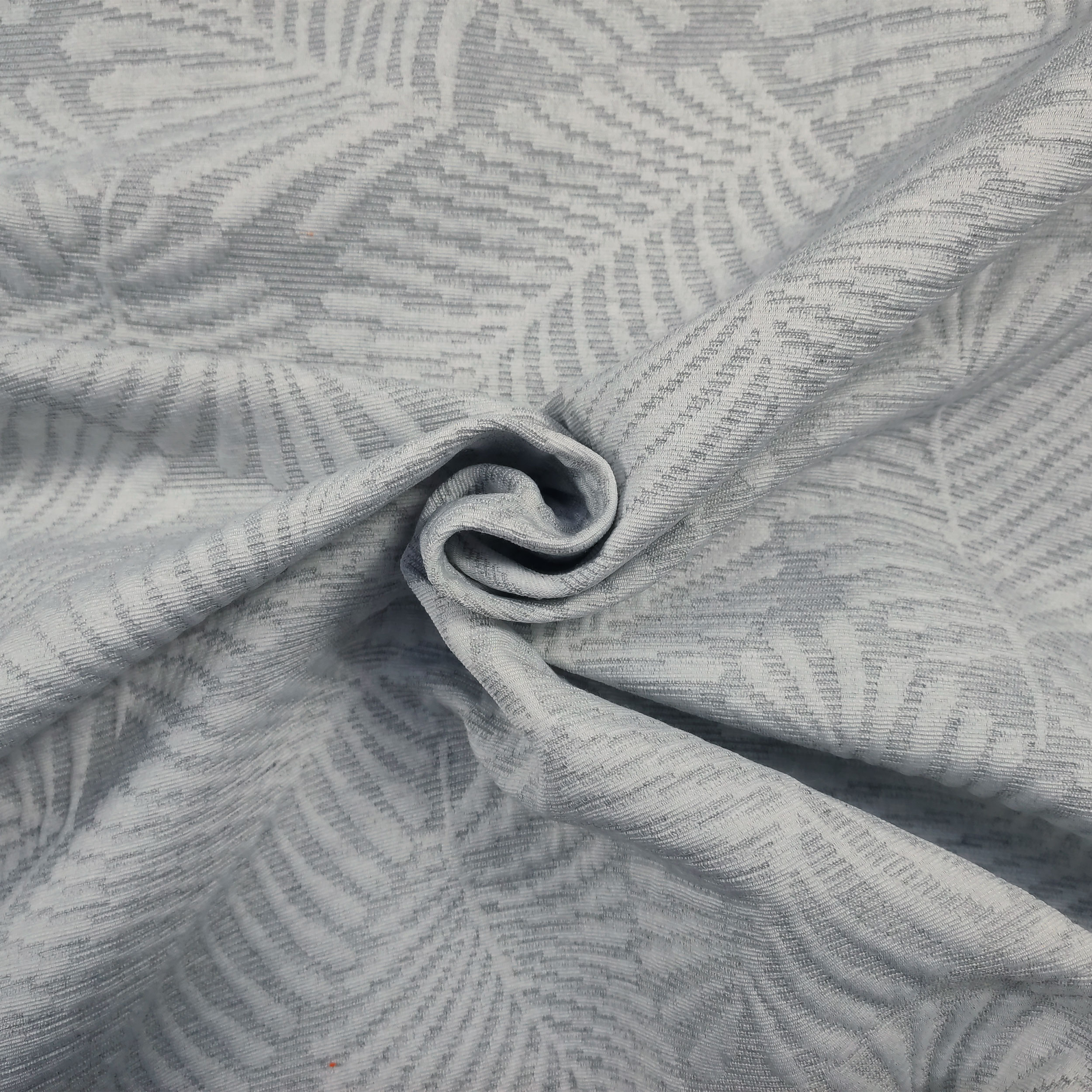 Colcha Jacquard Matelassè Hojas Gris