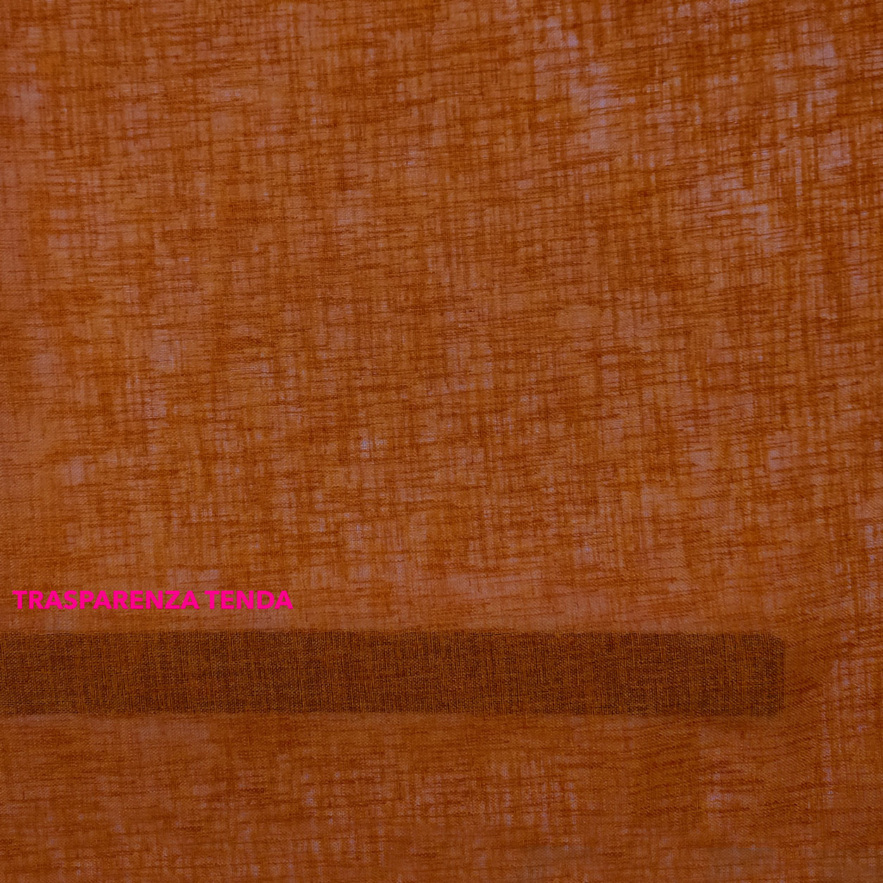 Scampiolo Faux Linen Curtain Solid Colour Pumpkin 100x320 cm Image