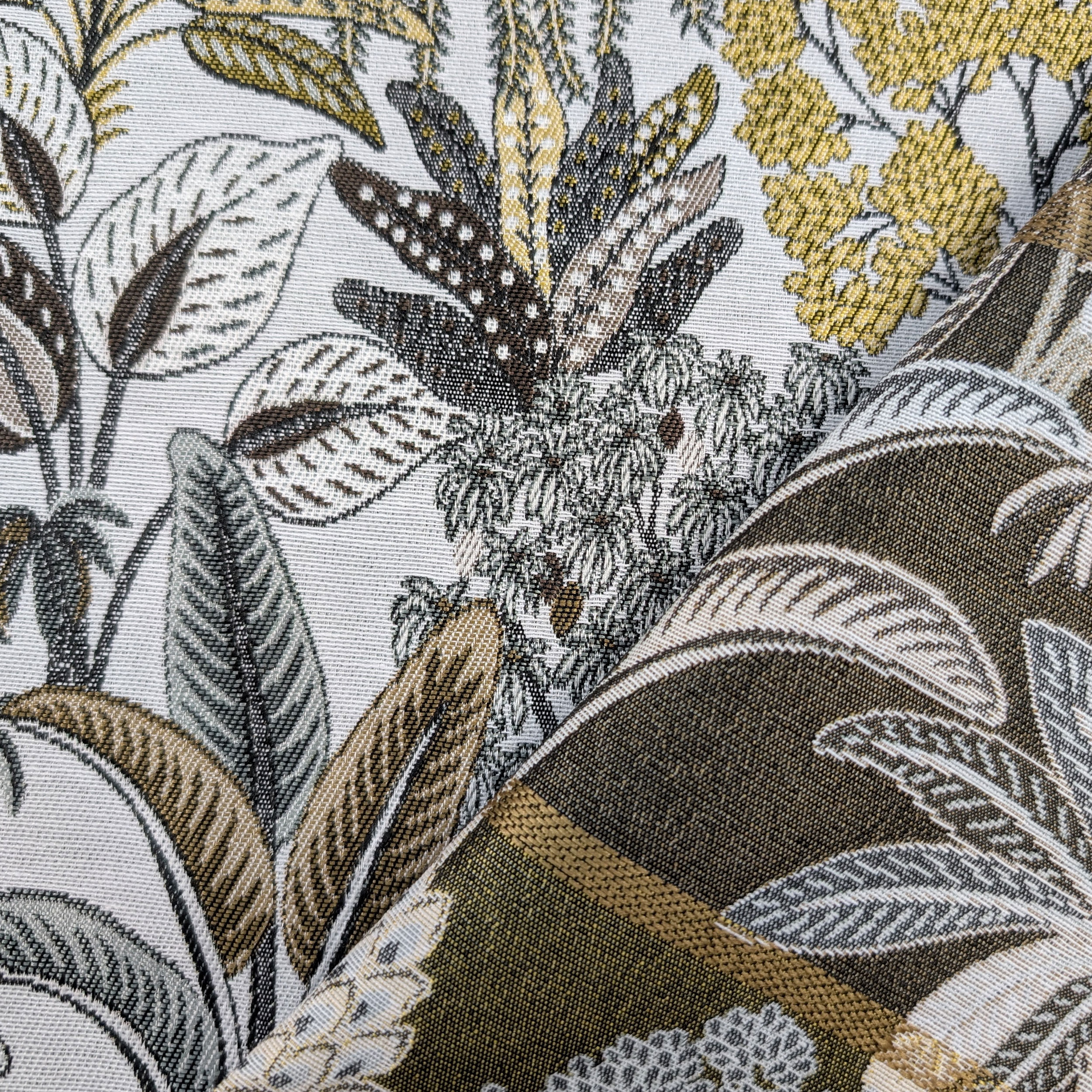 Jacquard Botanique Fantaisie Or Image