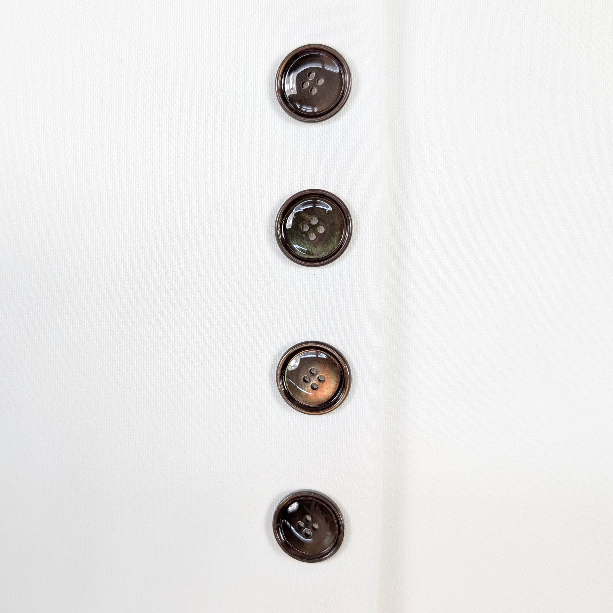 Polished Finish Button Brown 4 Holes Image