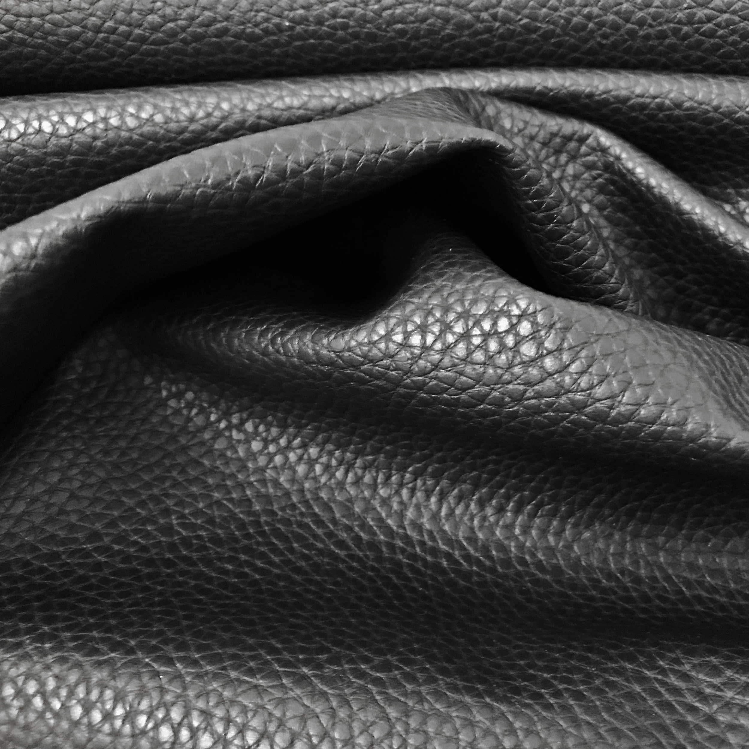 Découpe Faux cuir Tissu Imperméable Noir 50x140 cm