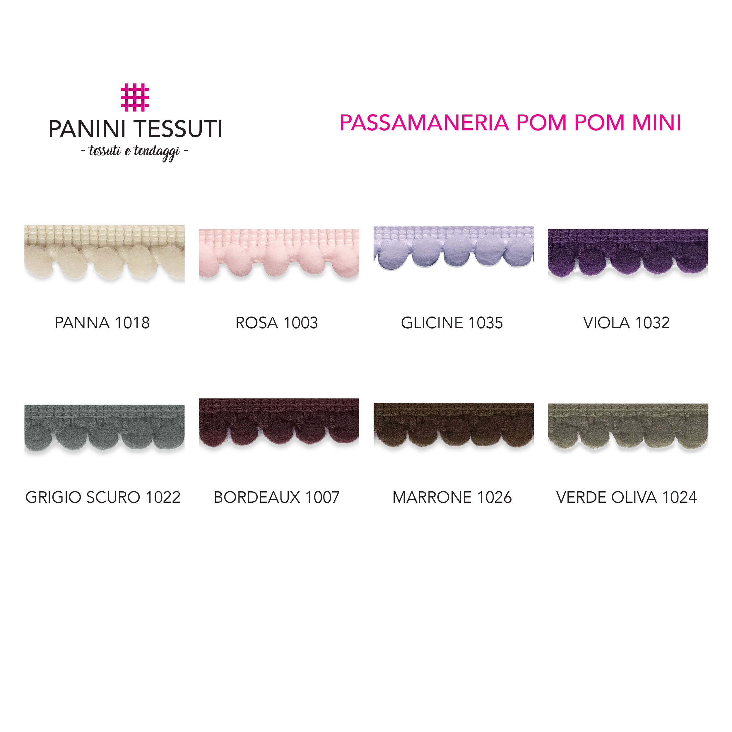 Mini pasamanería Pom Pom