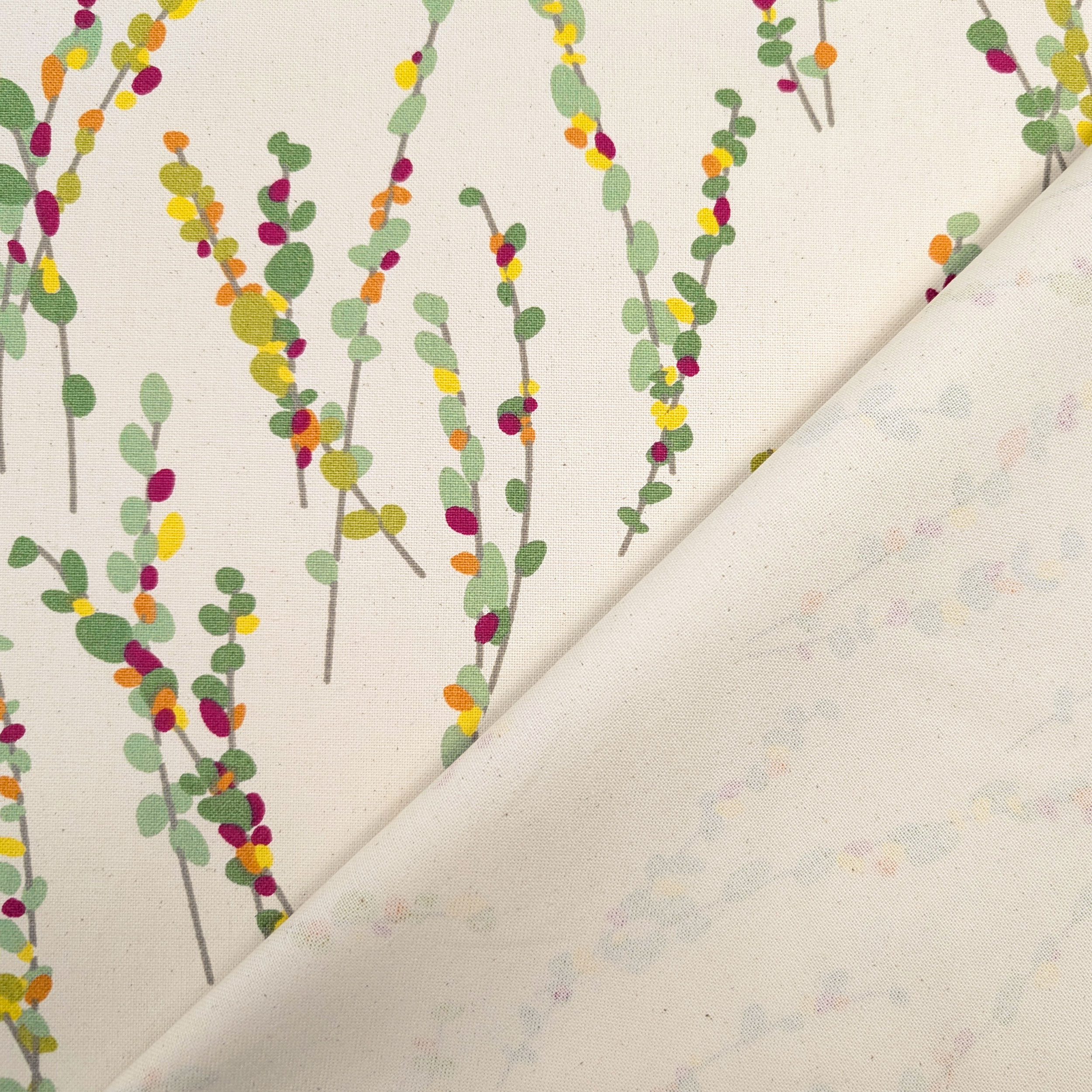 Natural Panama Branches with Coloured Leaves Image