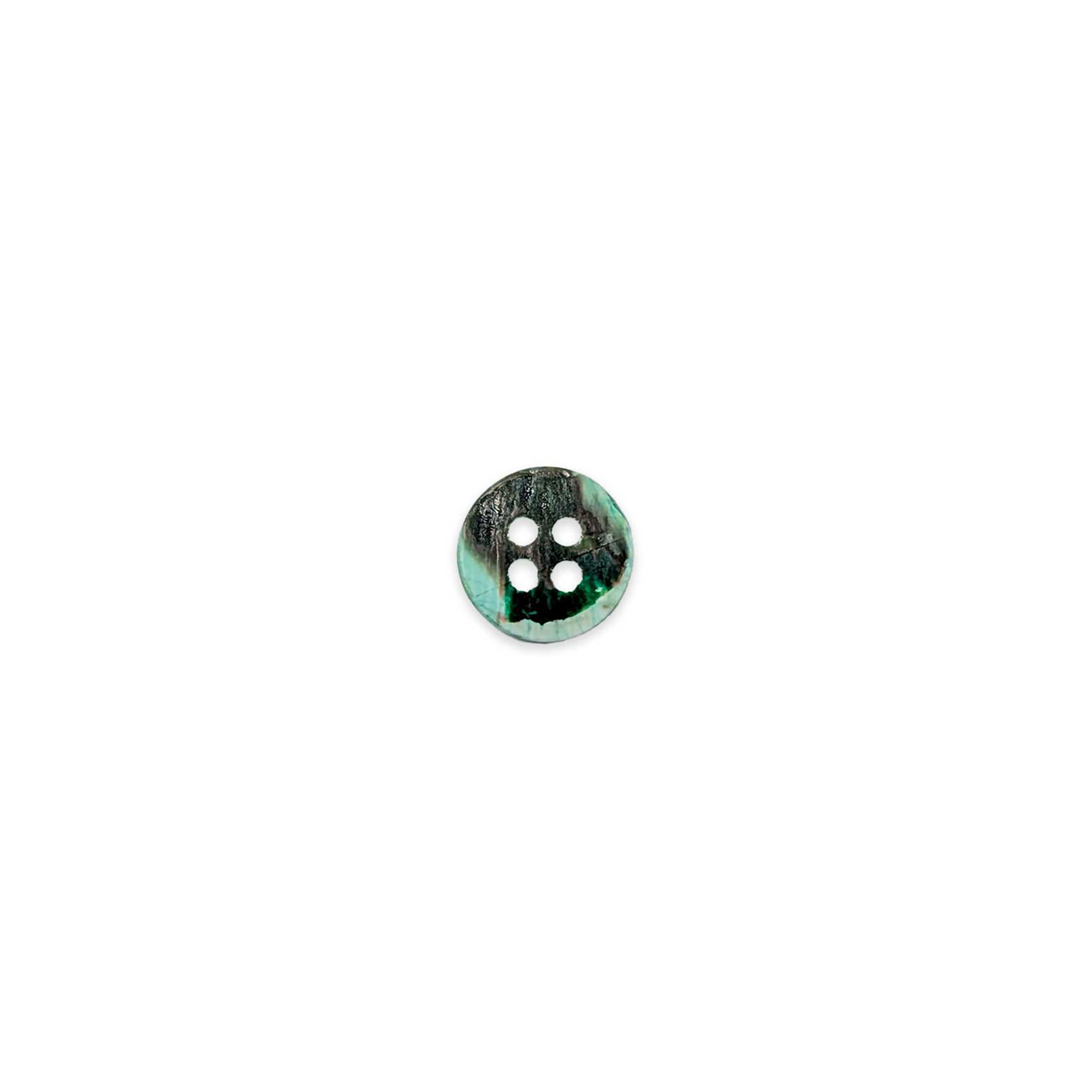 Mother-of-pearl button 4 holes Mint Lin 16 Image